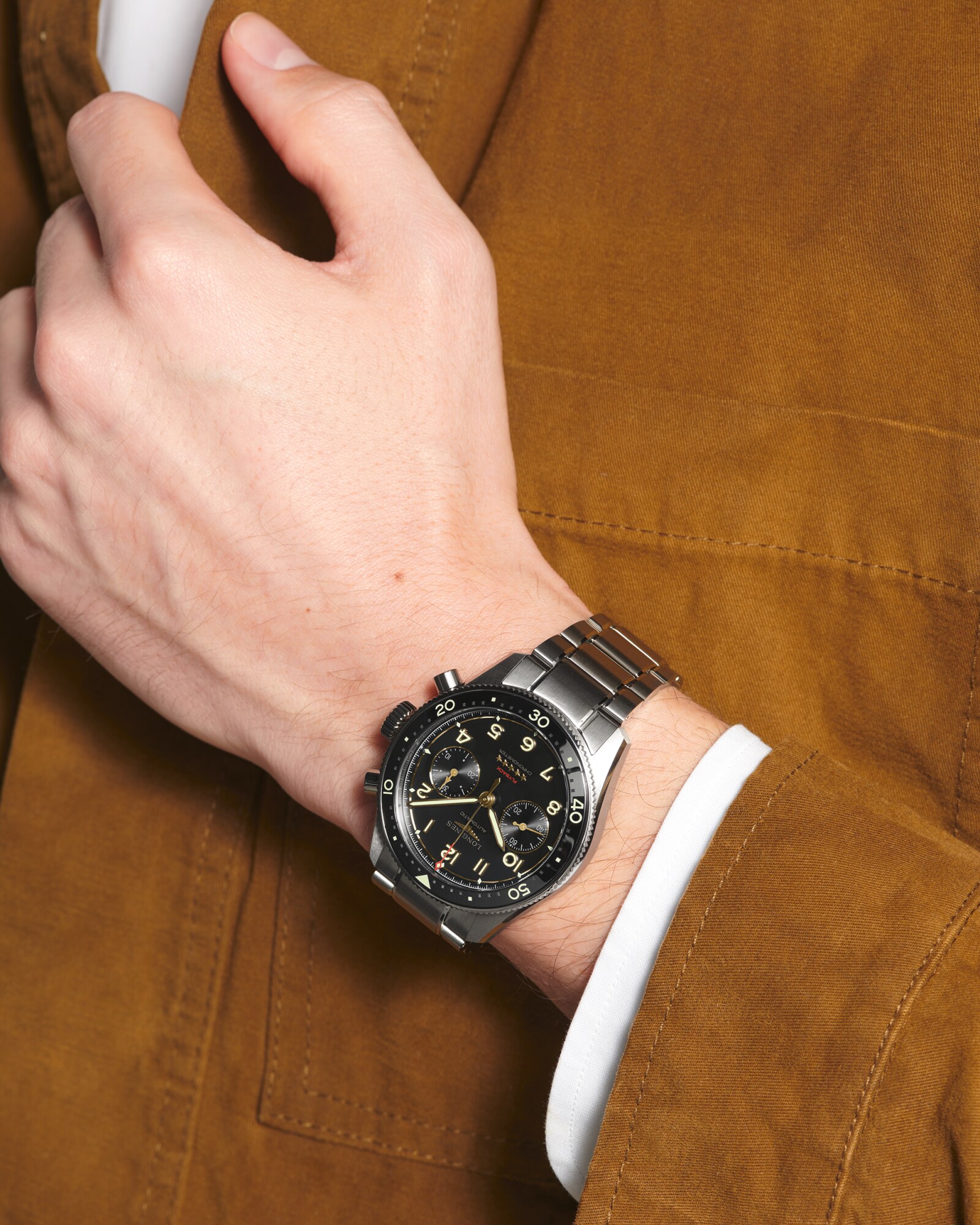 LONGINES SPIRIT FLYBACK TITANIUM Automatic, Titanium And LONGINES SPIRIT FLYBACK TITANIUM Automatic, Titanium And