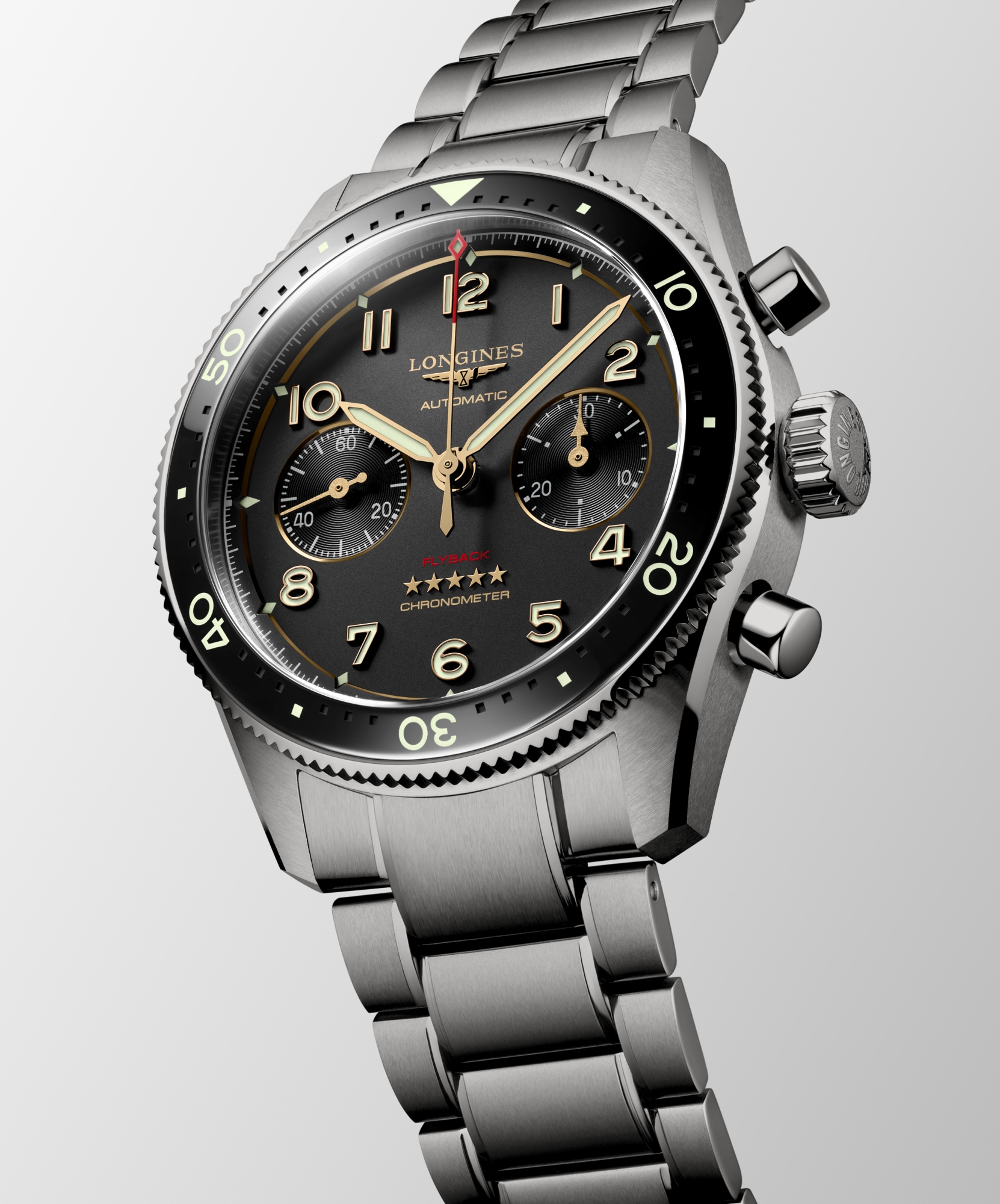 LONGINES SPIRIT FLYBACK TITANIUM | Ø 42.00 mm, Antrasit | L3.821.1