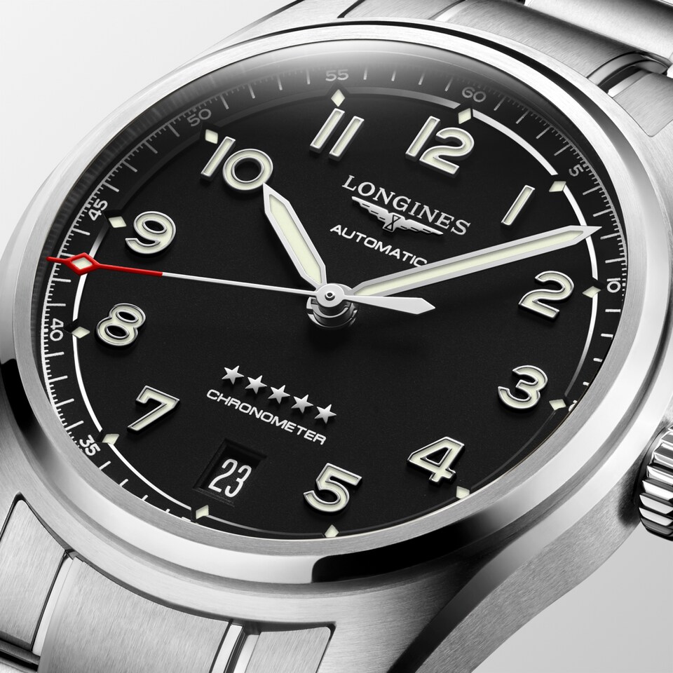 Longines Spirit 37mm Cadran Noir Mat - L3.410.4.53.6