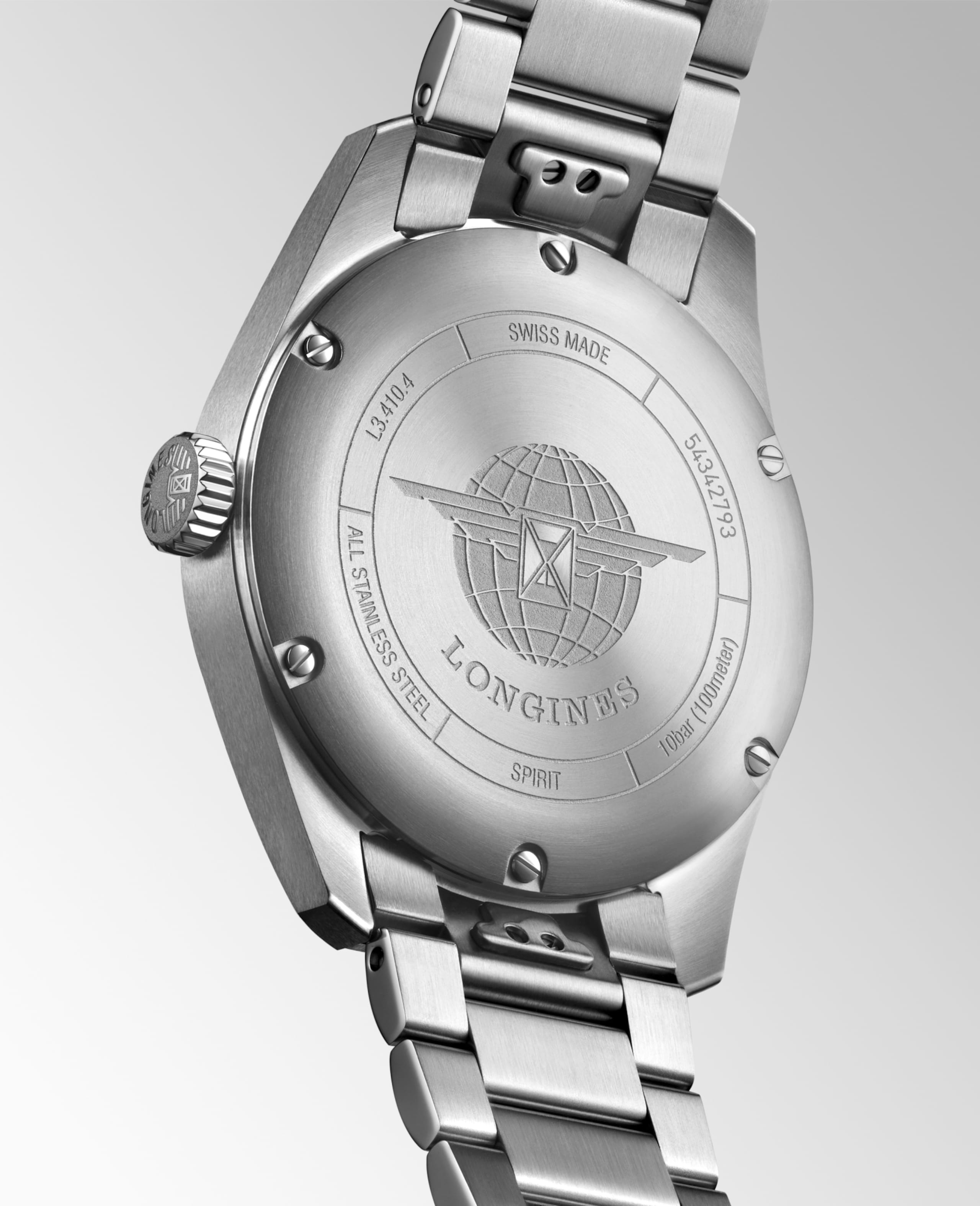 Longines SPIRIT Automatik Edelstahl Watch - L3.410.4.63.6