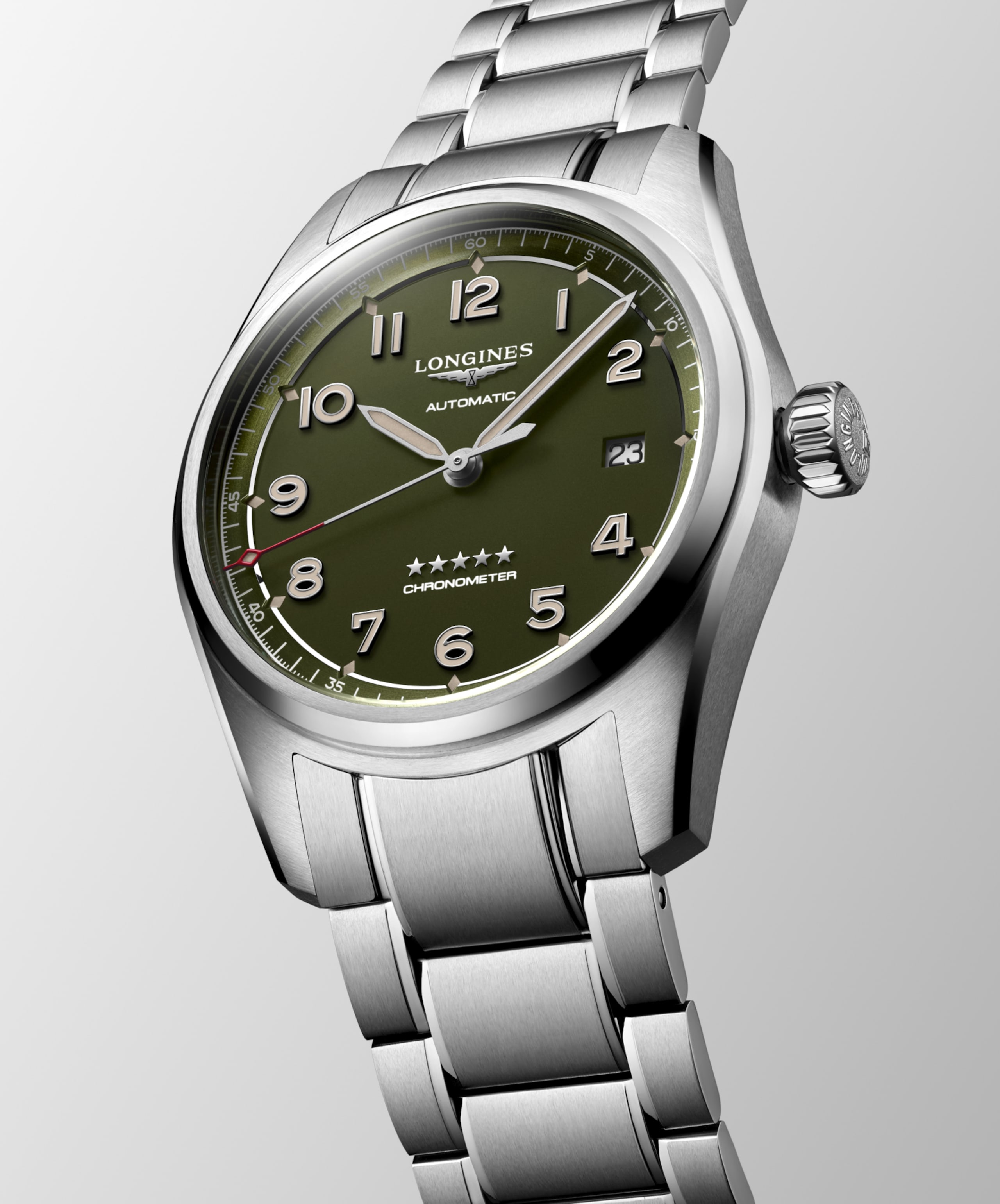 Longines SPIRIT automatic stainless steel Watch - L3.810.4.03.6