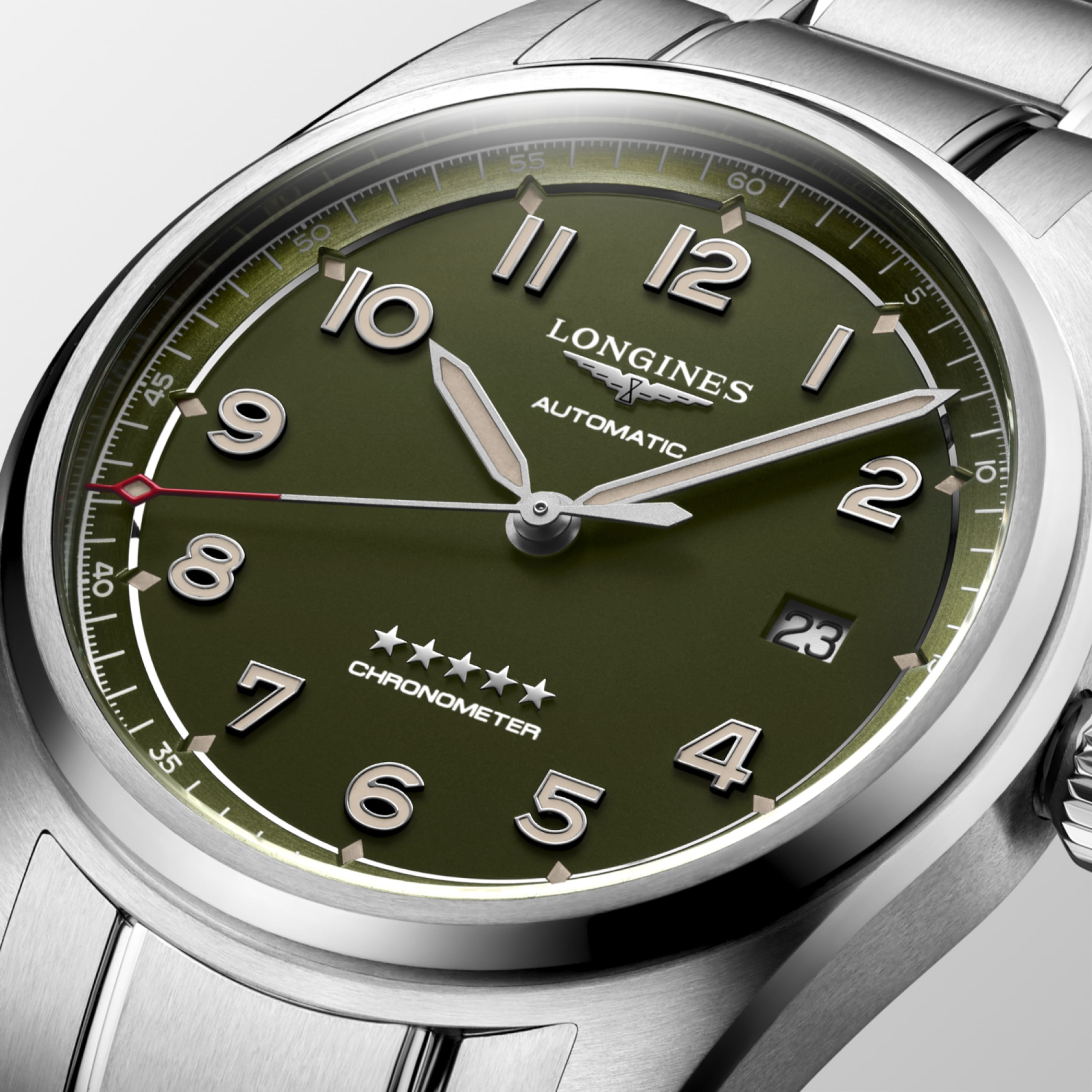 Longines SPIRIT automatic stainless steel Watch - L3.810.4.03.6