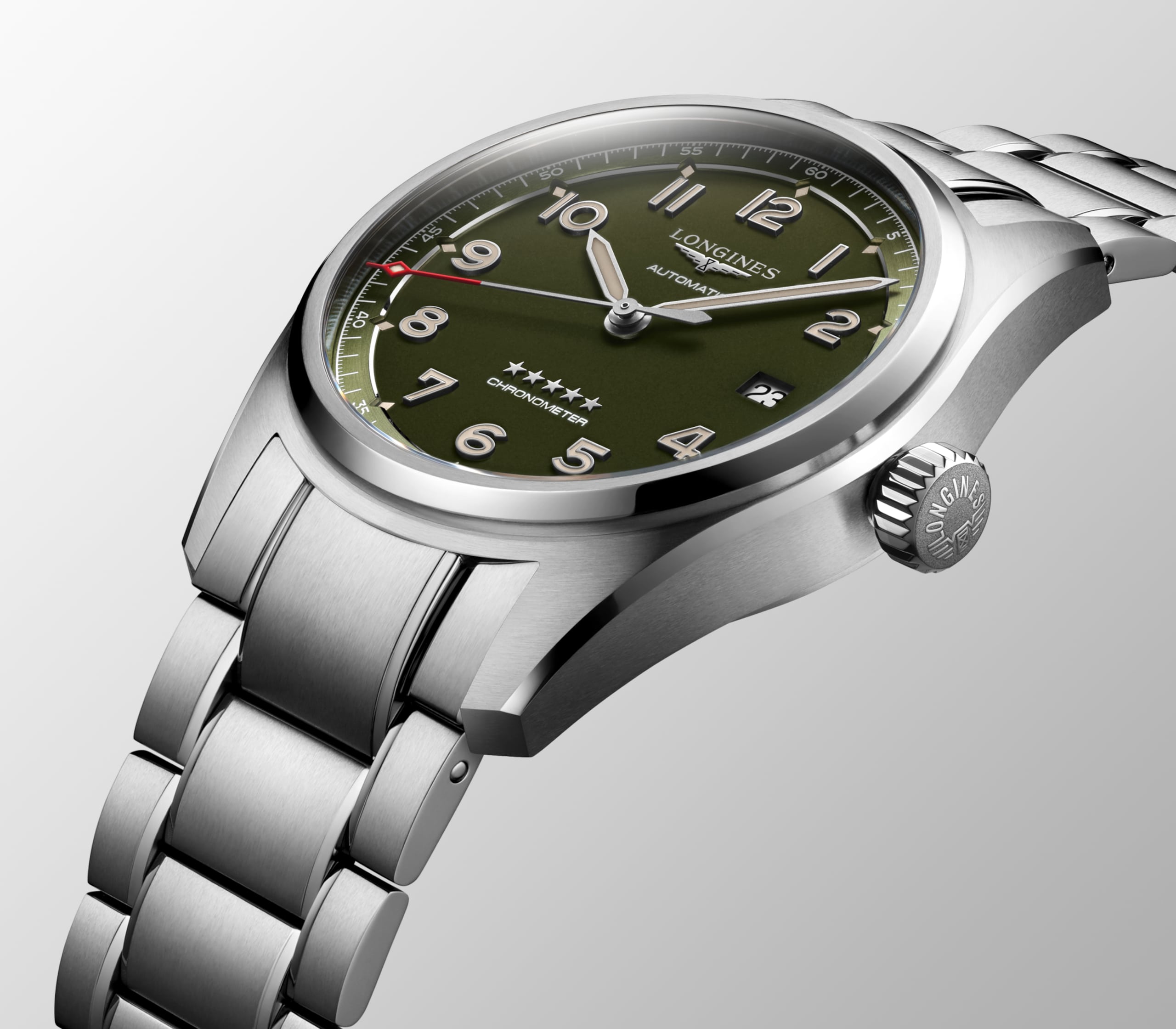Longines SPIRIT automatic stainless steel Watch - L3.810.4.03.6