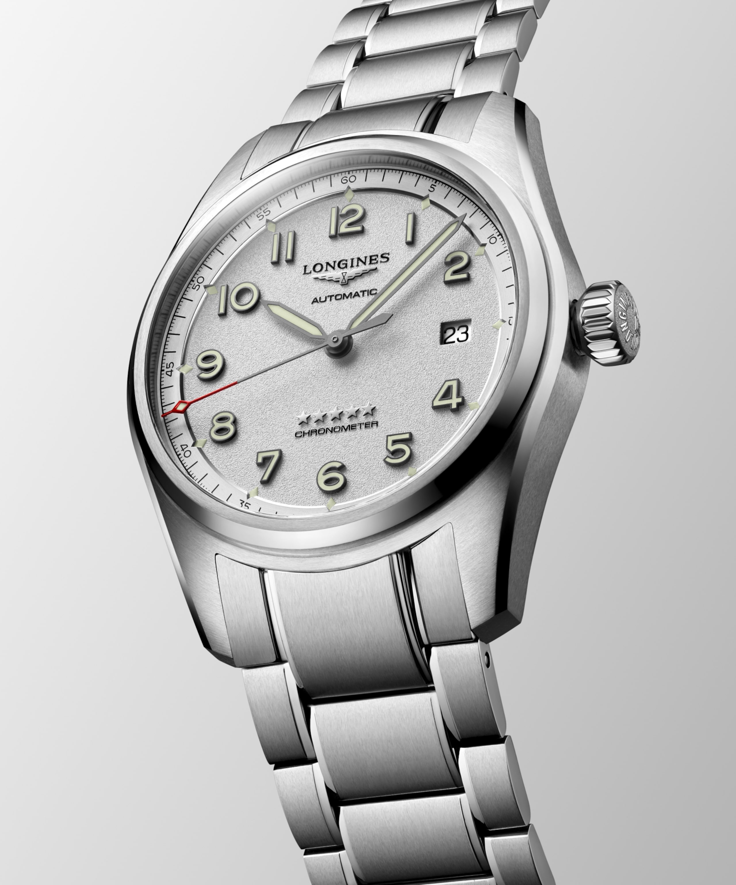 Longines SPIRIT automatic stainless steel Watch - L3.810.4.73.6