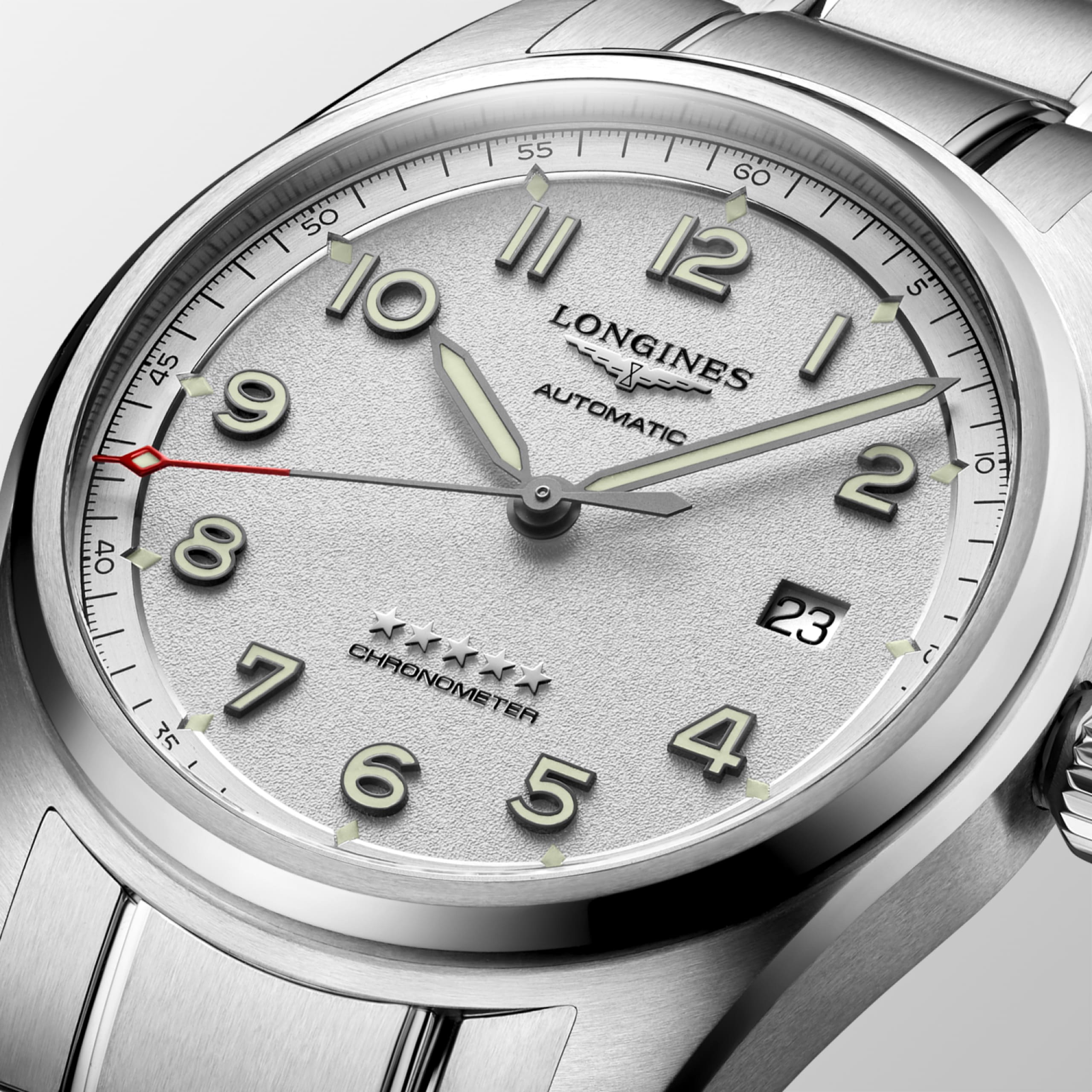 Longines SPIRIT automatic stainless steel Watch - L3.810.4.73.6