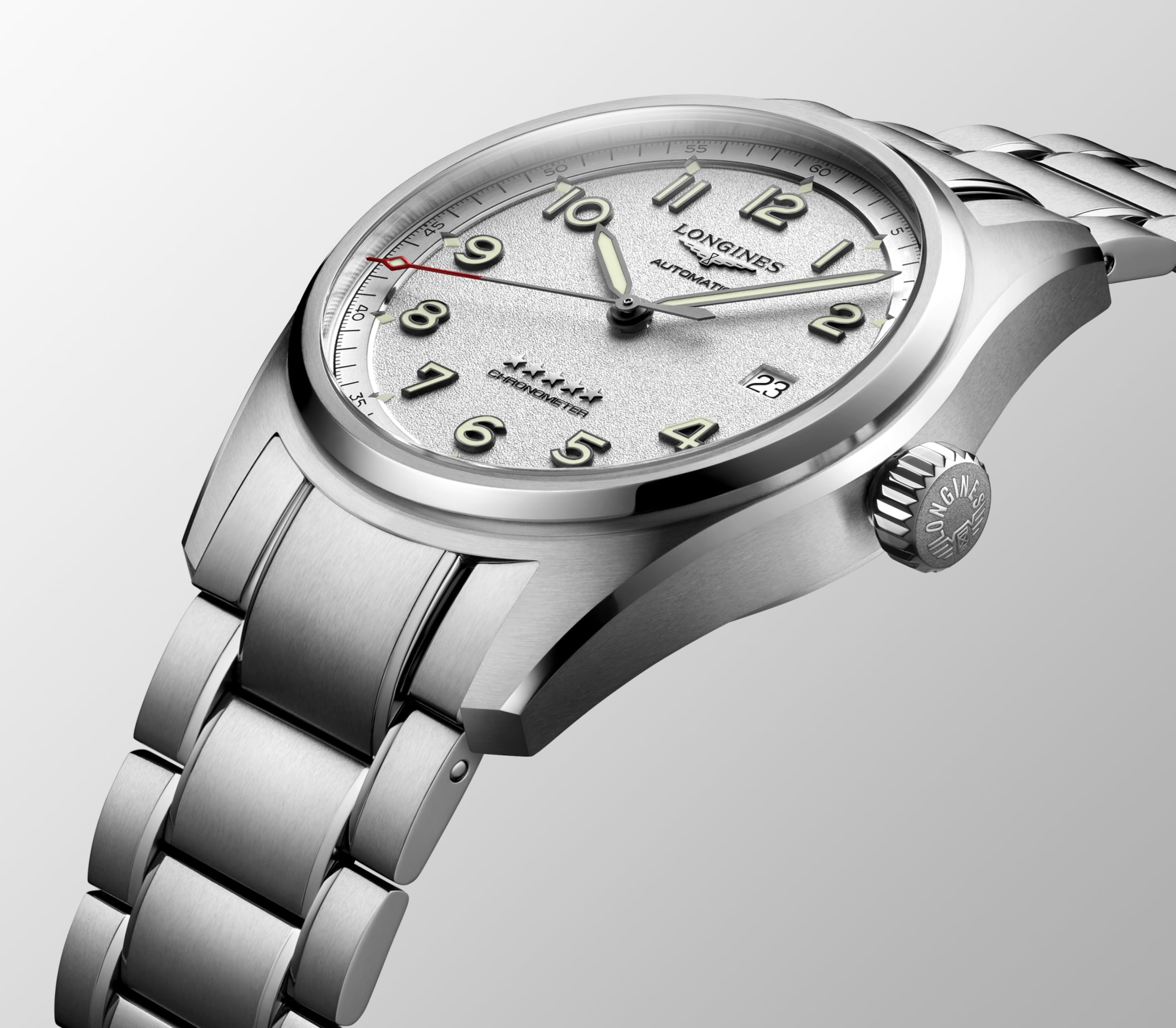 Longines SPIRIT automatic stainless steel Watch - L3.810.4.73.6