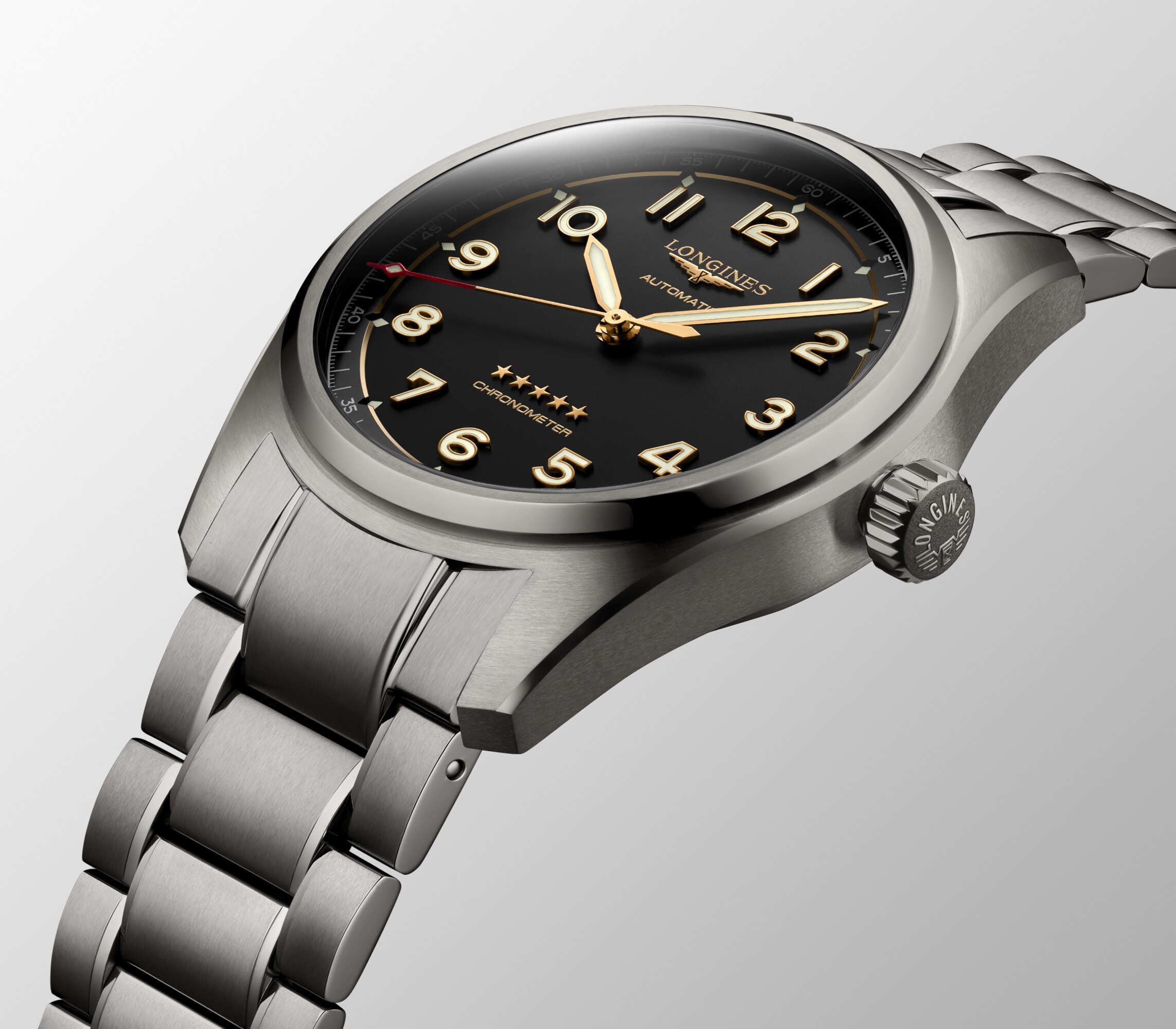 Longines Spirit Automatic watch 42mm, Anthracite L38111536