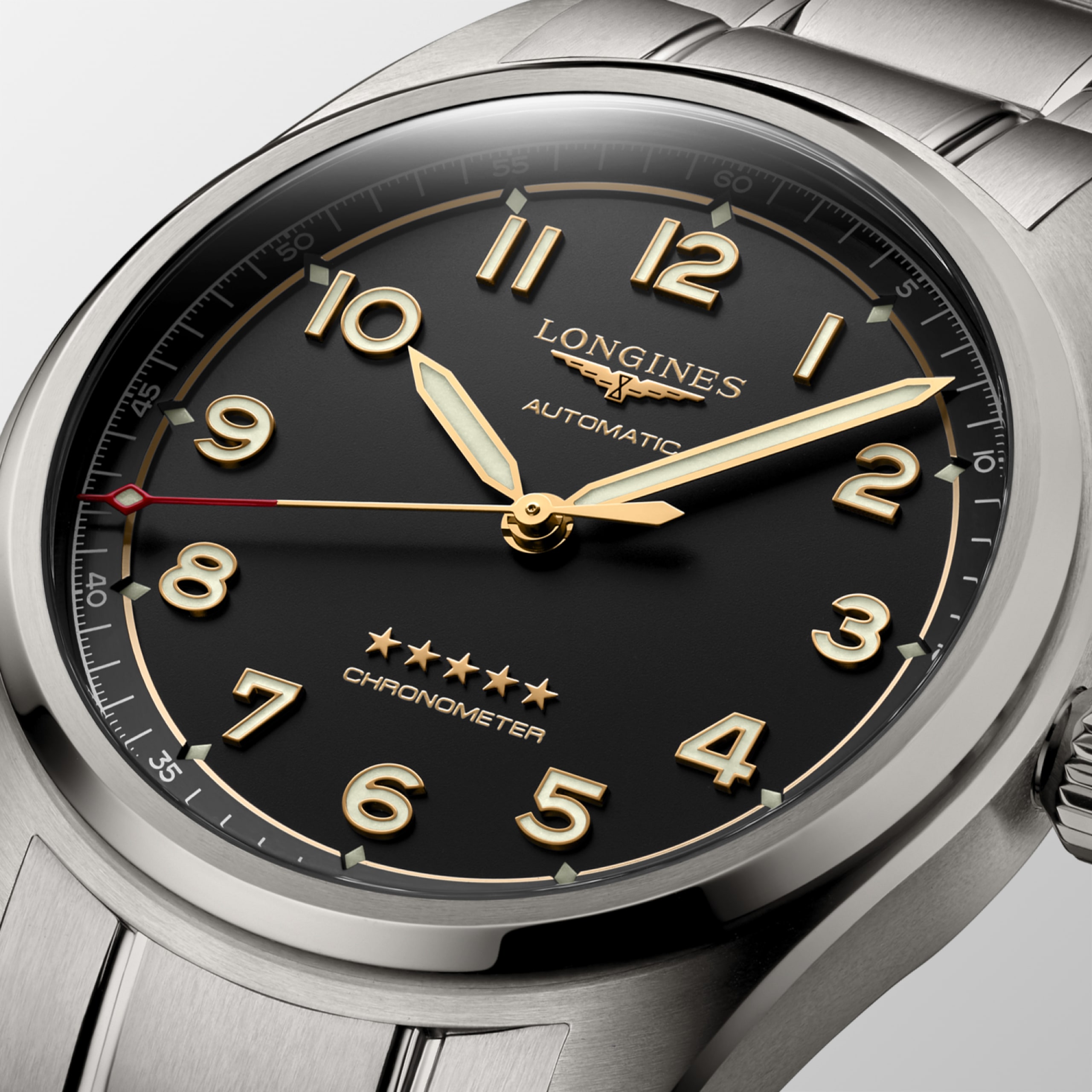 Longines SPIRIT automatyczny tytan Watch - L3.811.1.53.6