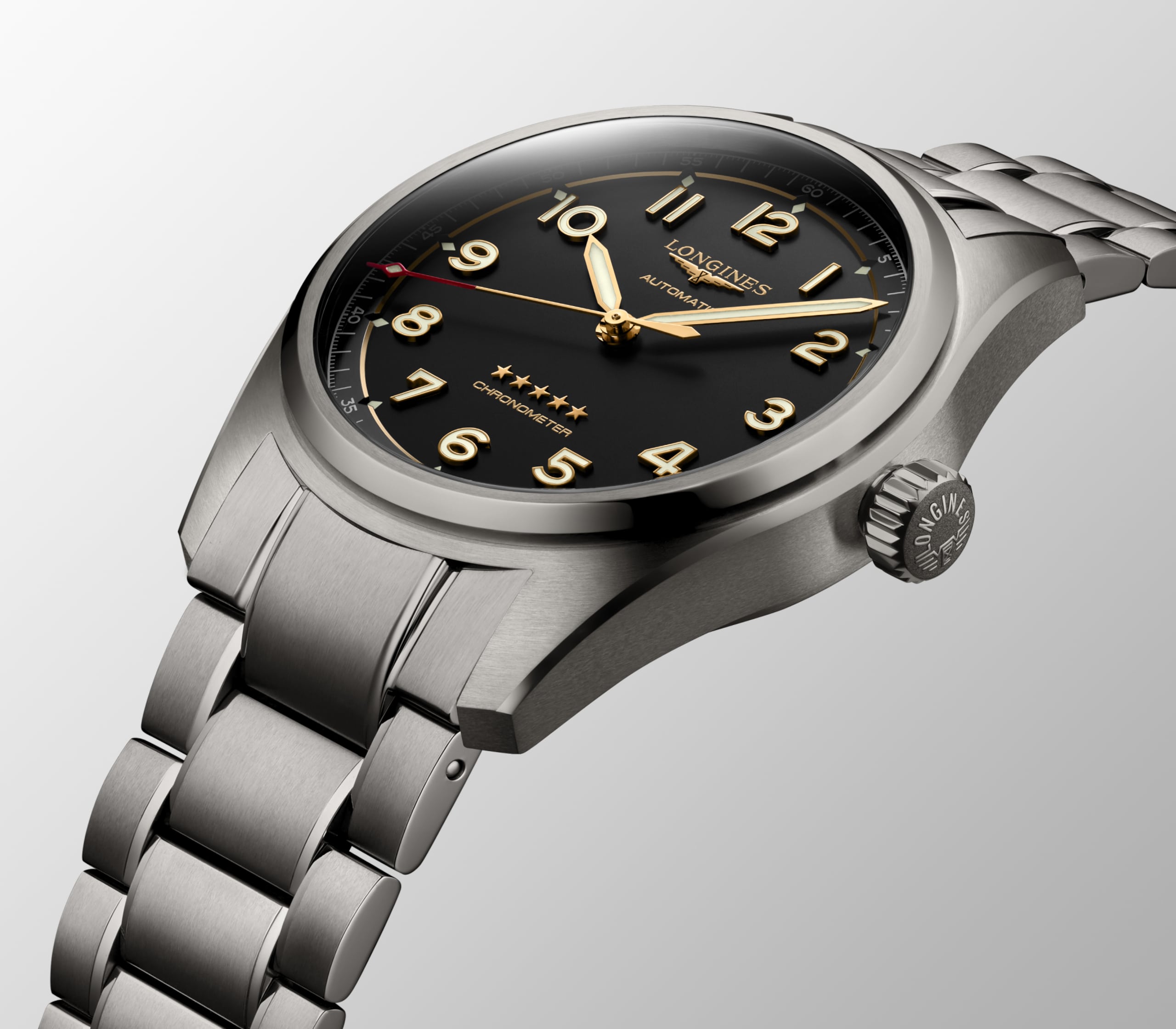 Longines SPIRIT automatyczny tytan Watch - L3.811.1.53.6