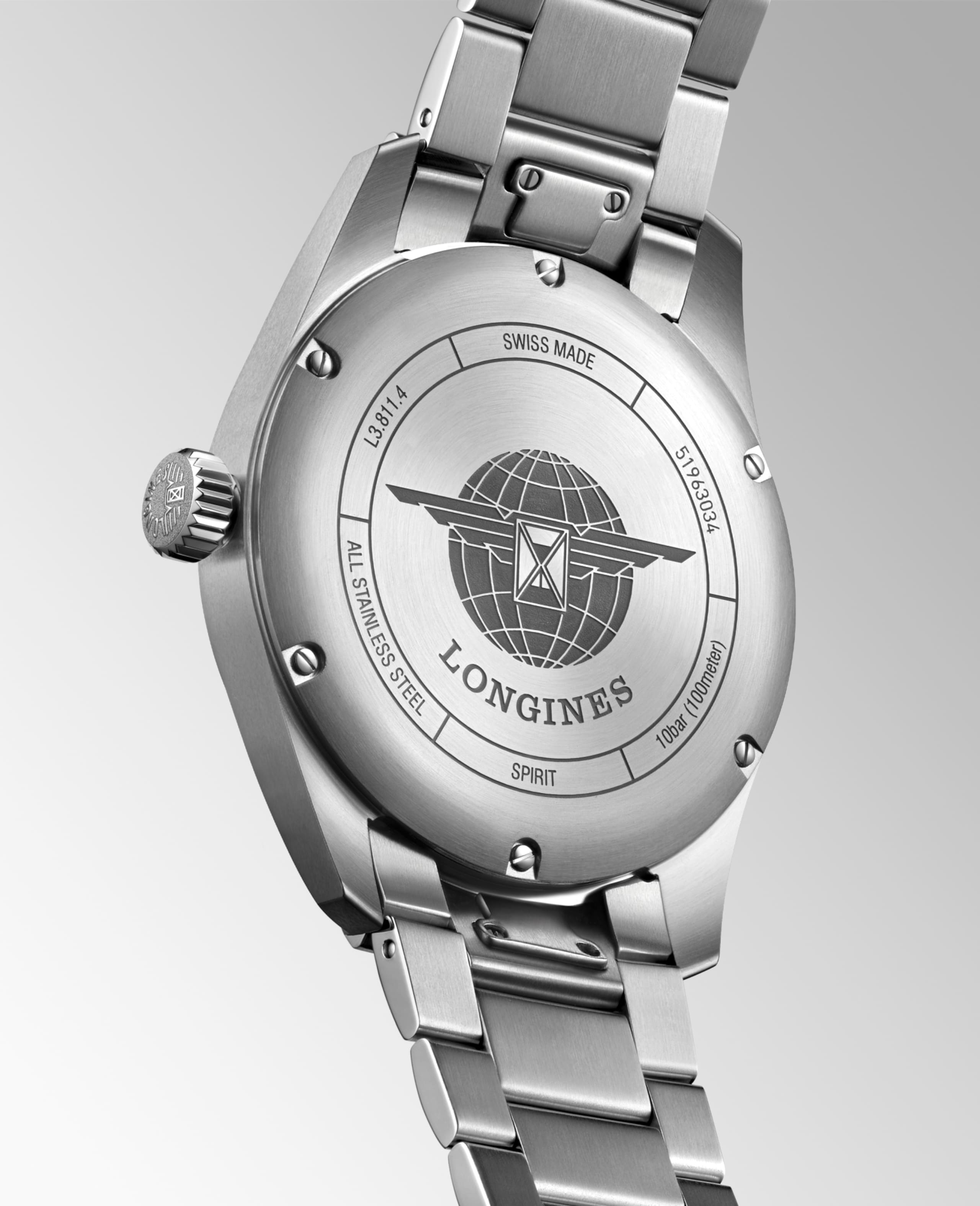 Longines SPIRIT automatique acier Watch - L3.811.4.03.6