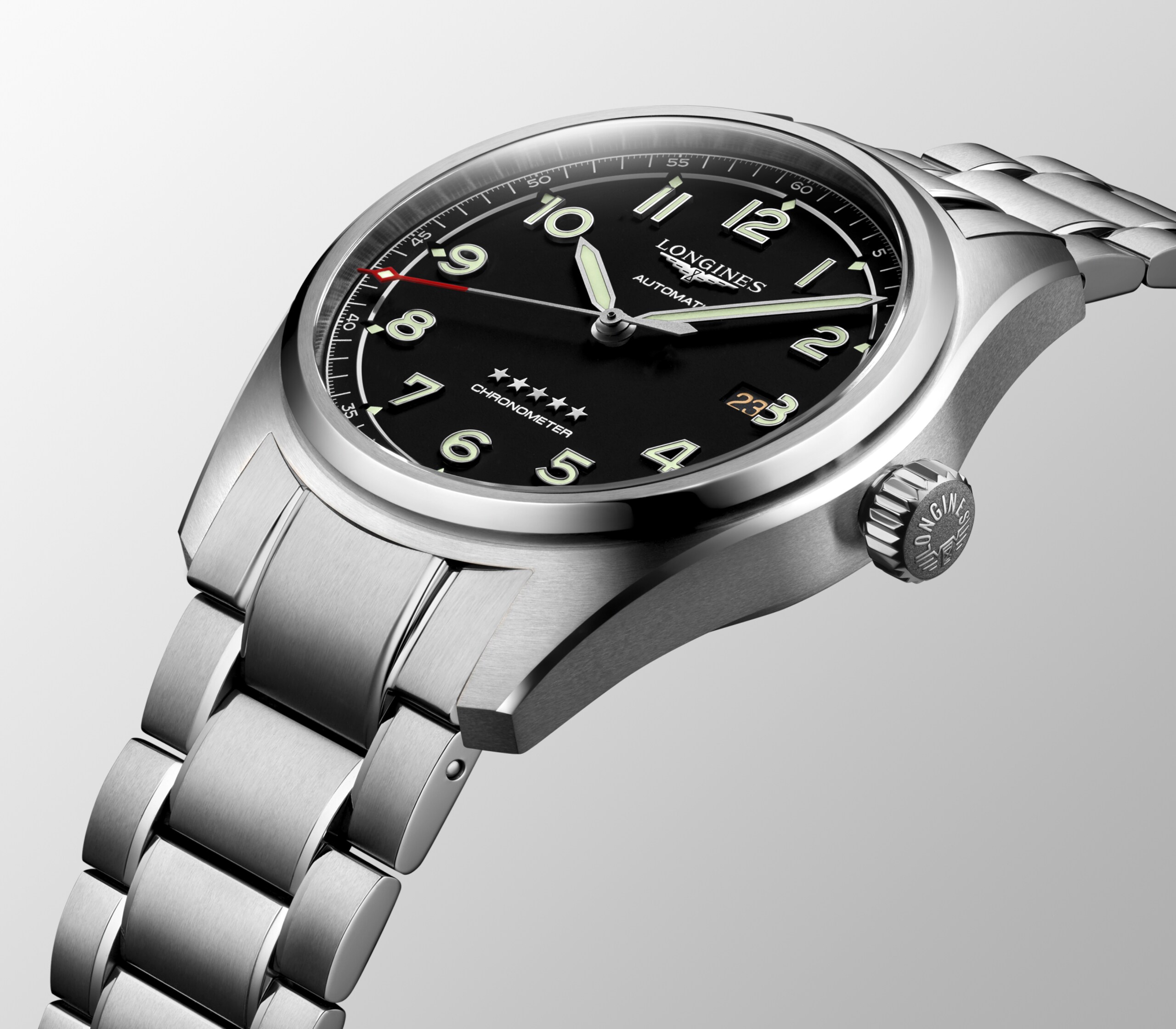 Longines SPIRIT automatyczny stal szlachetna Watch - L3.811.4.53.6