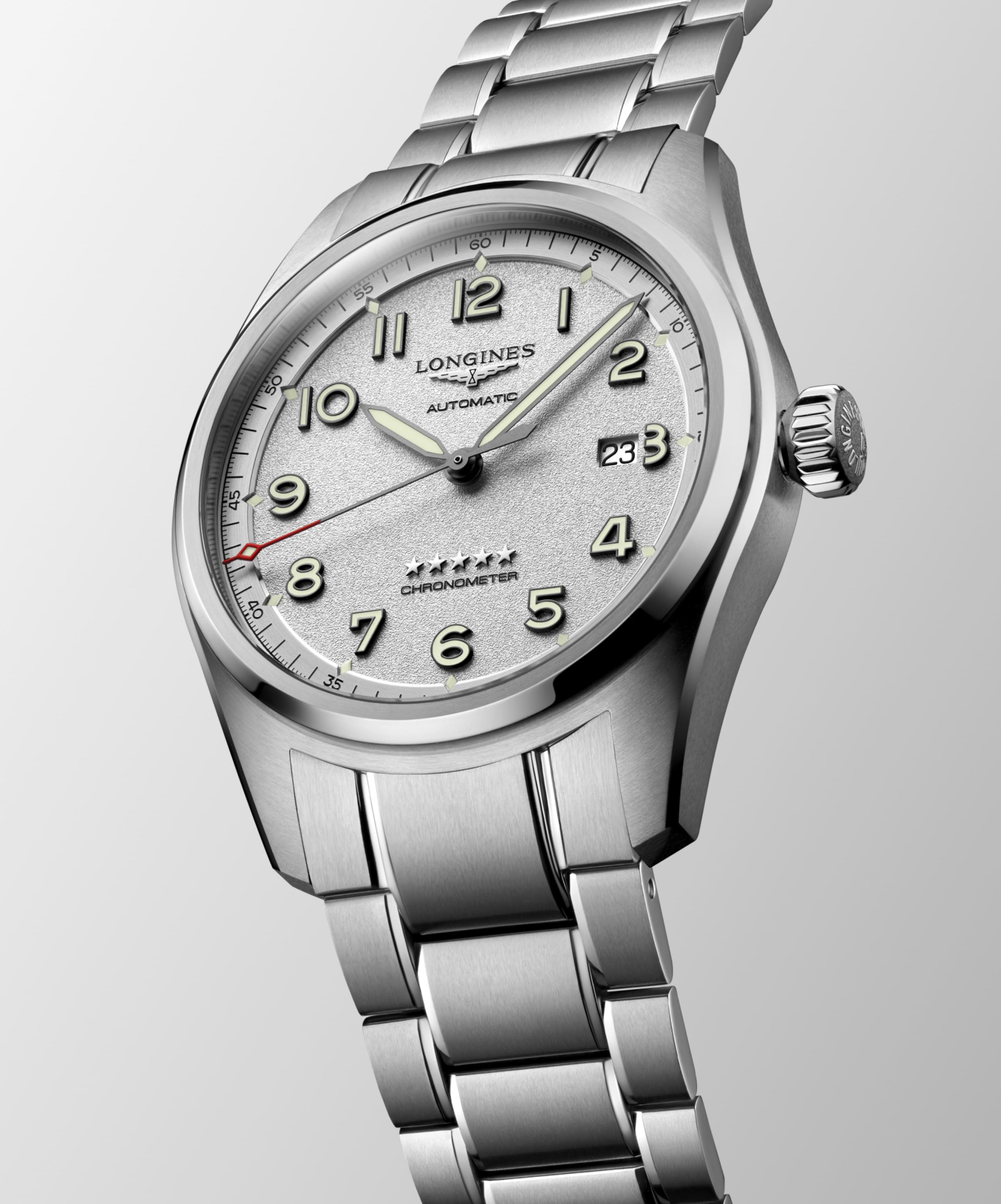 Longines SPIRIT automatic stainless steel Watch - L3.811.4.73.6