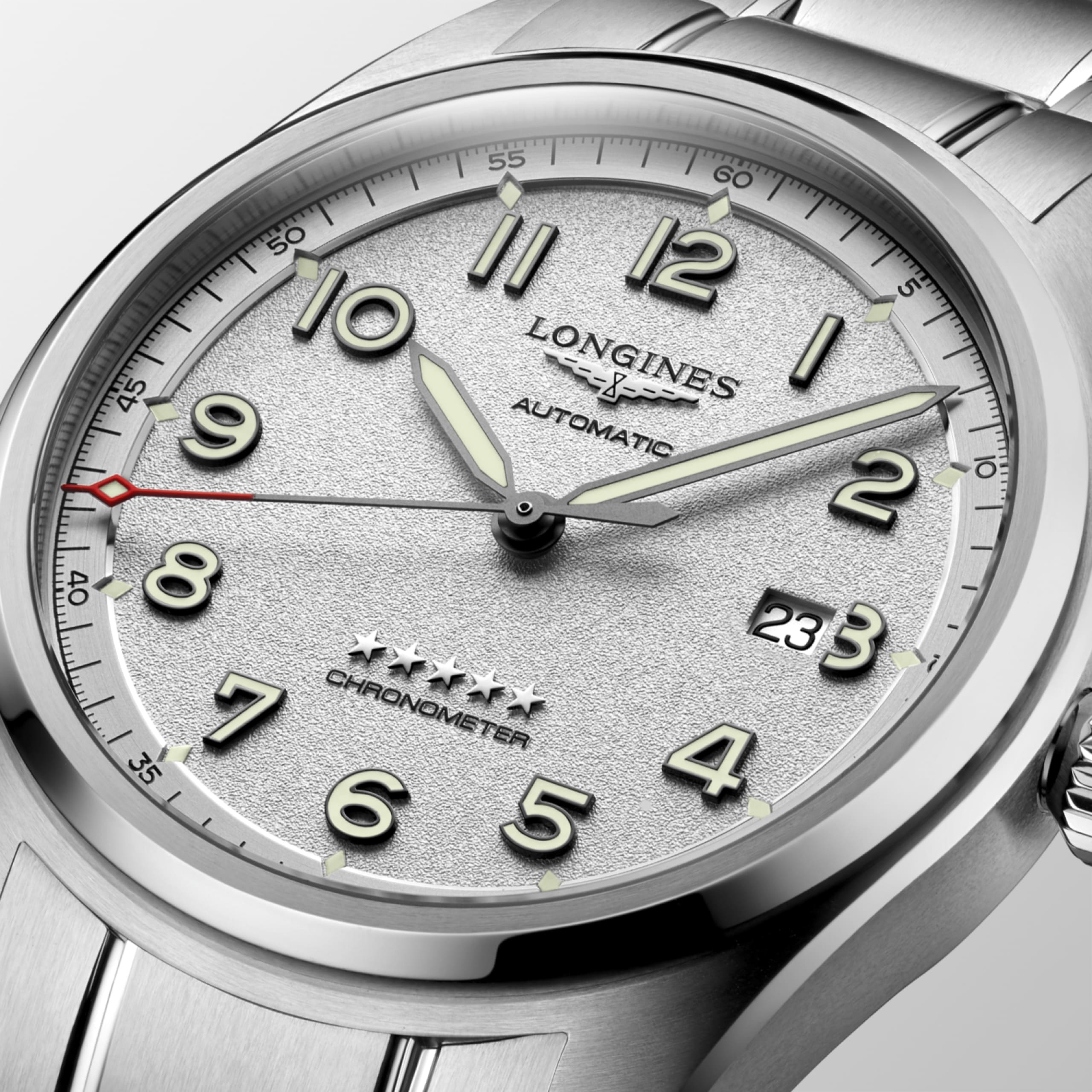 Longines SPIRIT automatic stainless steel Watch - L3.811.4.73.6