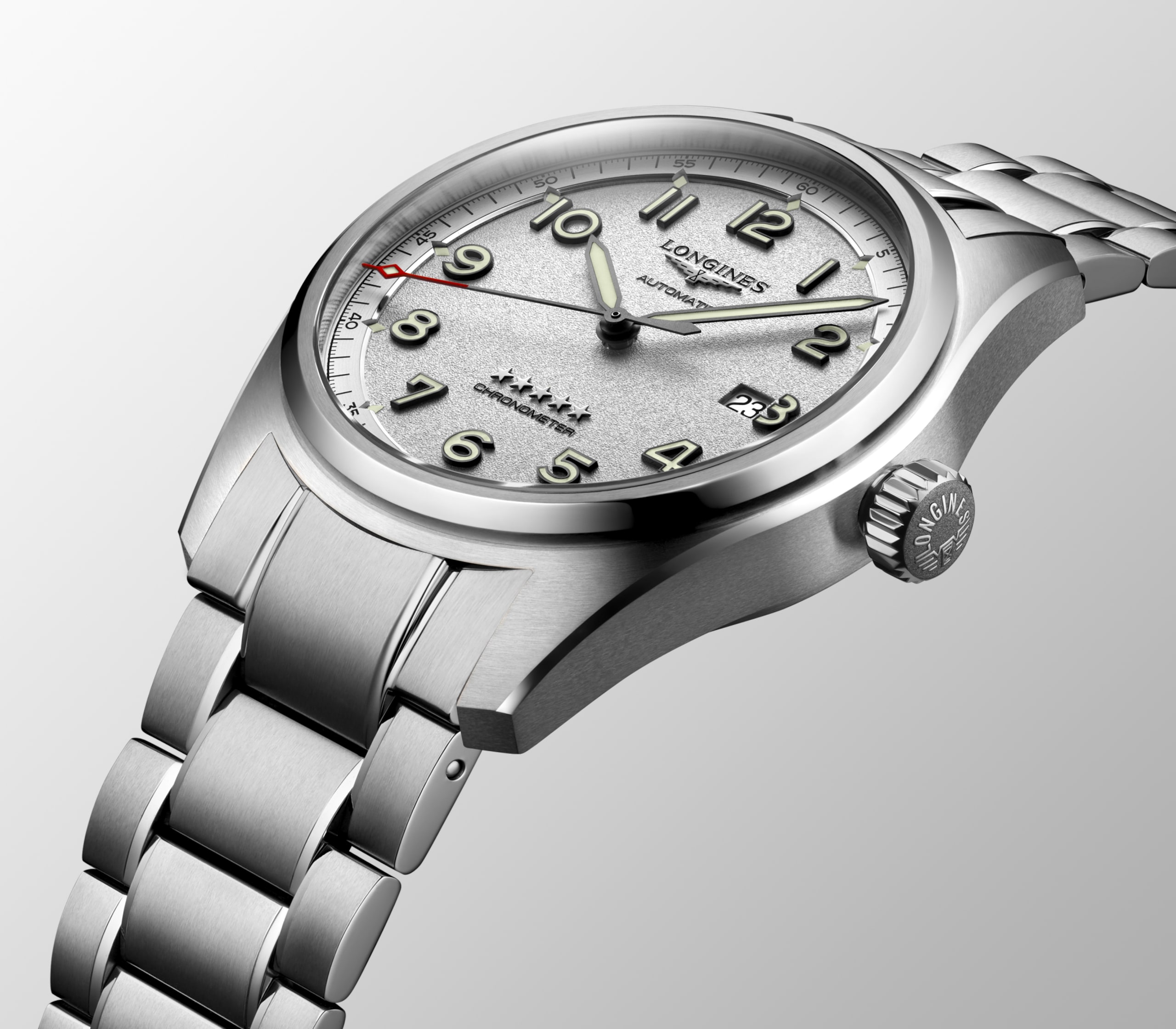 Longines SPIRIT automatic stainless steel Watch - L3.811.4.73.6