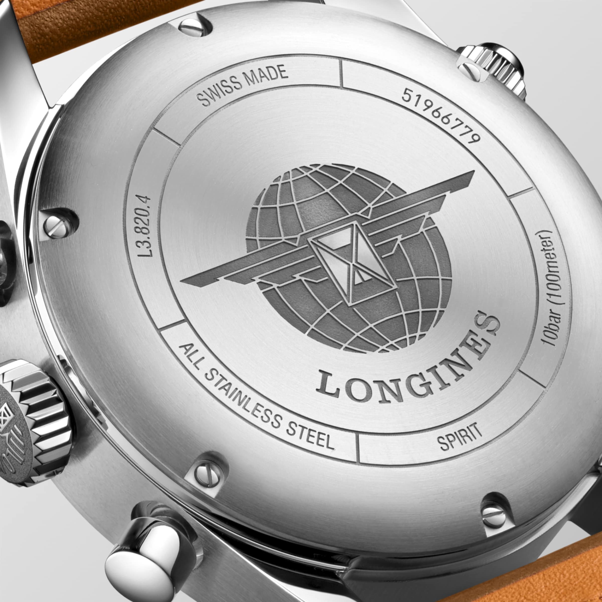 Longines SPIRIT Automatic Stainless steel Watch - L3.820.4.73.2