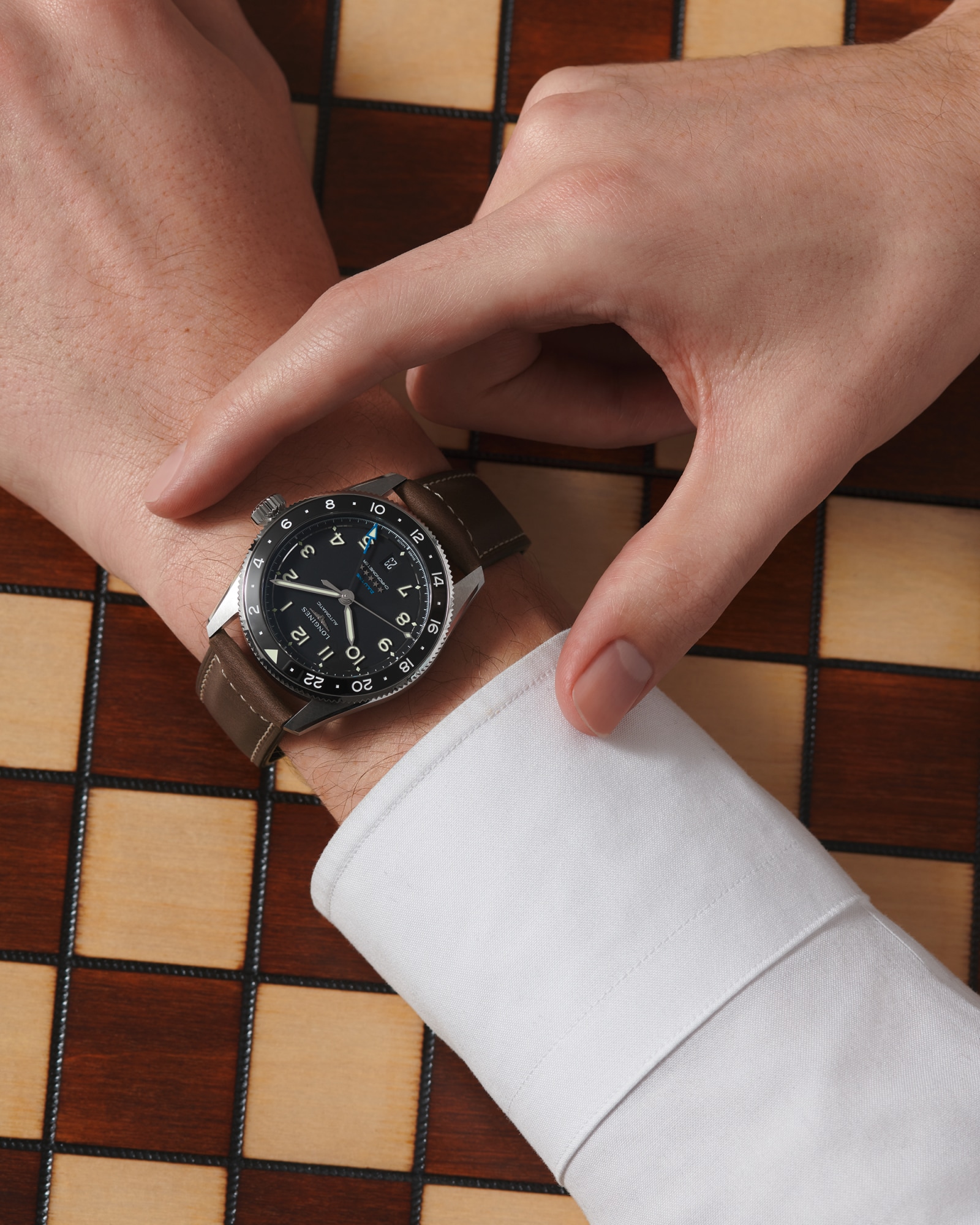 LONGINES SPIRIT ZULU TIME | Ø 39.00 mm, マットブラック | L3.802.4