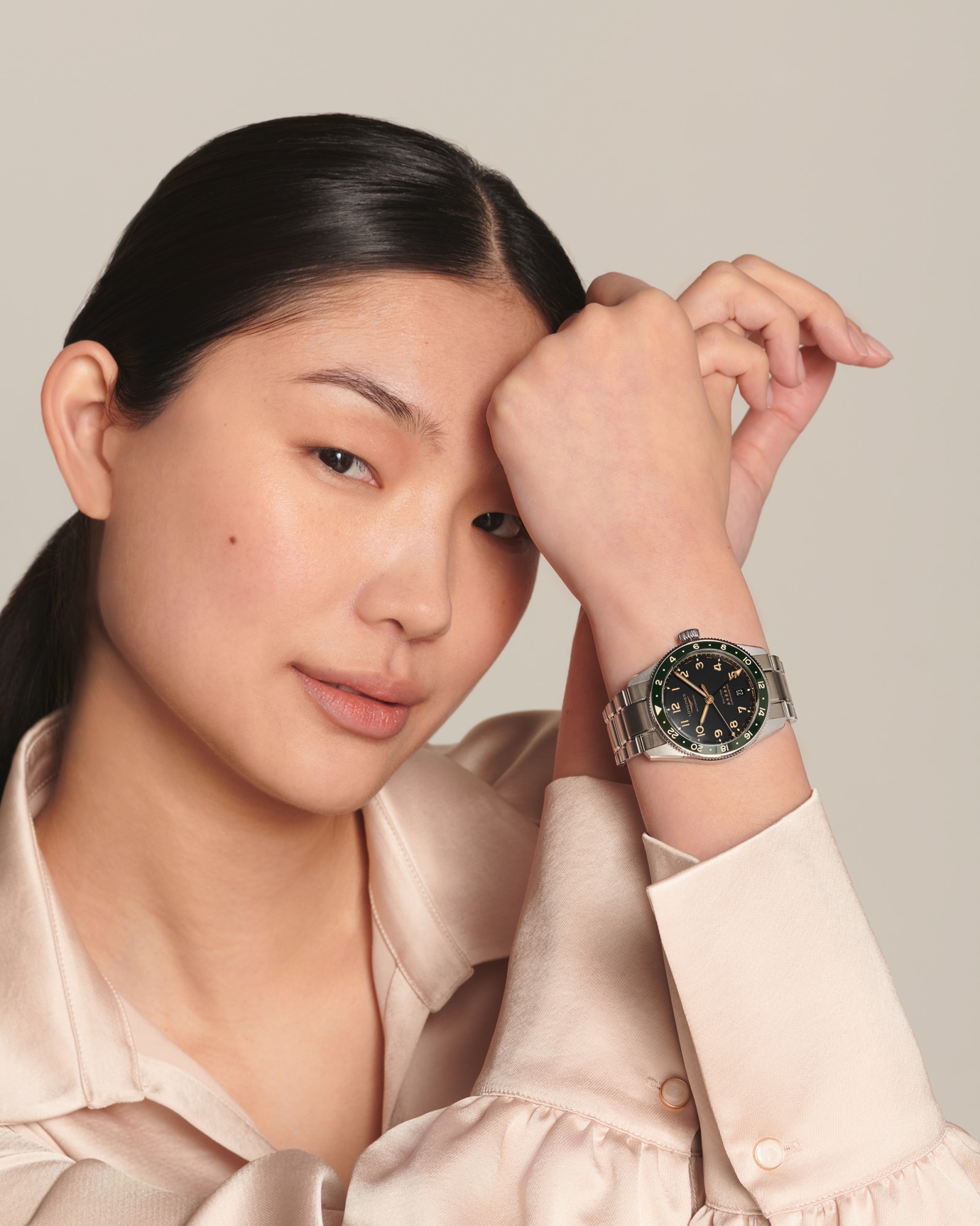 LONGINES SPIRIT ZULU TIME Otomatik, Paslanmaz Çelik Ve Seramik