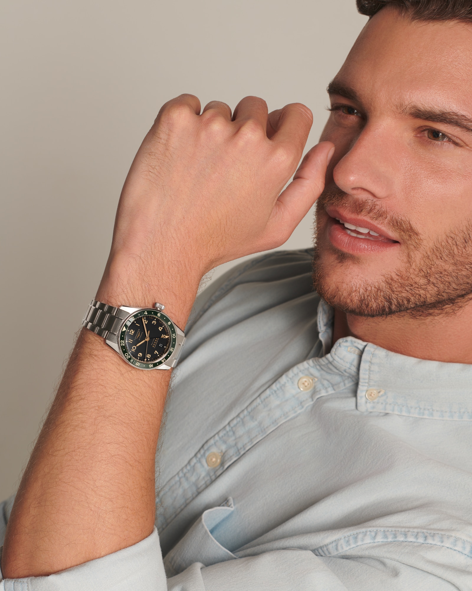 LONGINES SPIRIT ZULU TIME Otomatik, Paslanmaz Çelik Ve Seramik