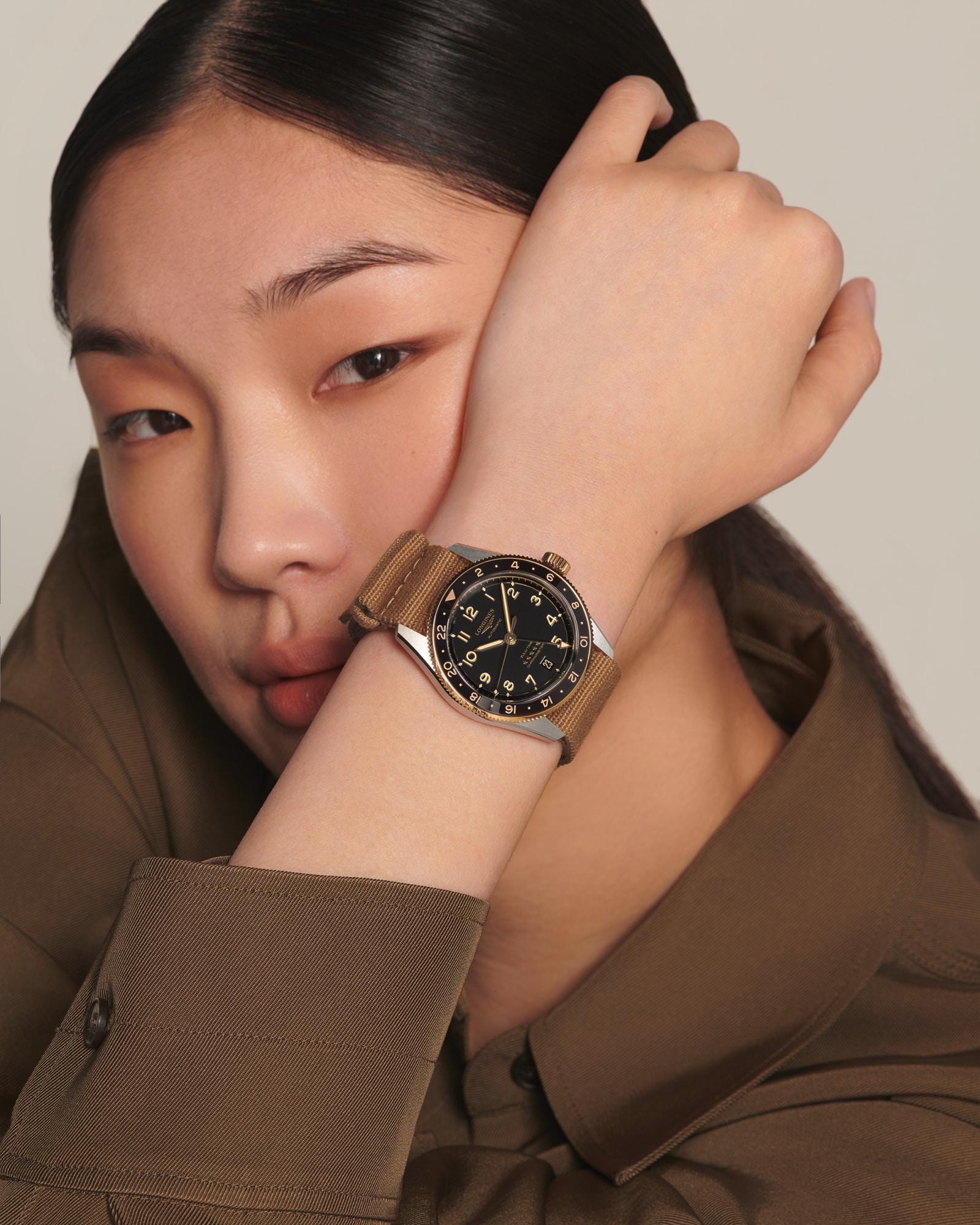 LONGINES SPIRIT ZULU TIME | Ø 39.00 mm, Antrasit | L3.802.5.53.9