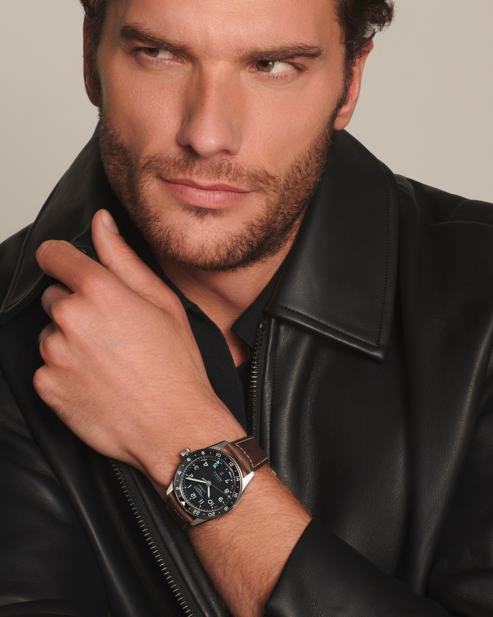 LONGINES SPIRIT ZULU TIME Automatic, Stainless Steel And