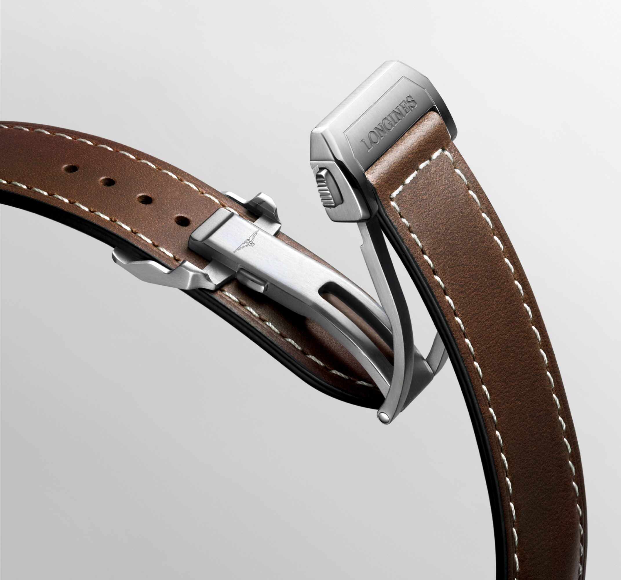 LONGINES SPIRIT ZULU TIME Automatic, Stainless Steel And