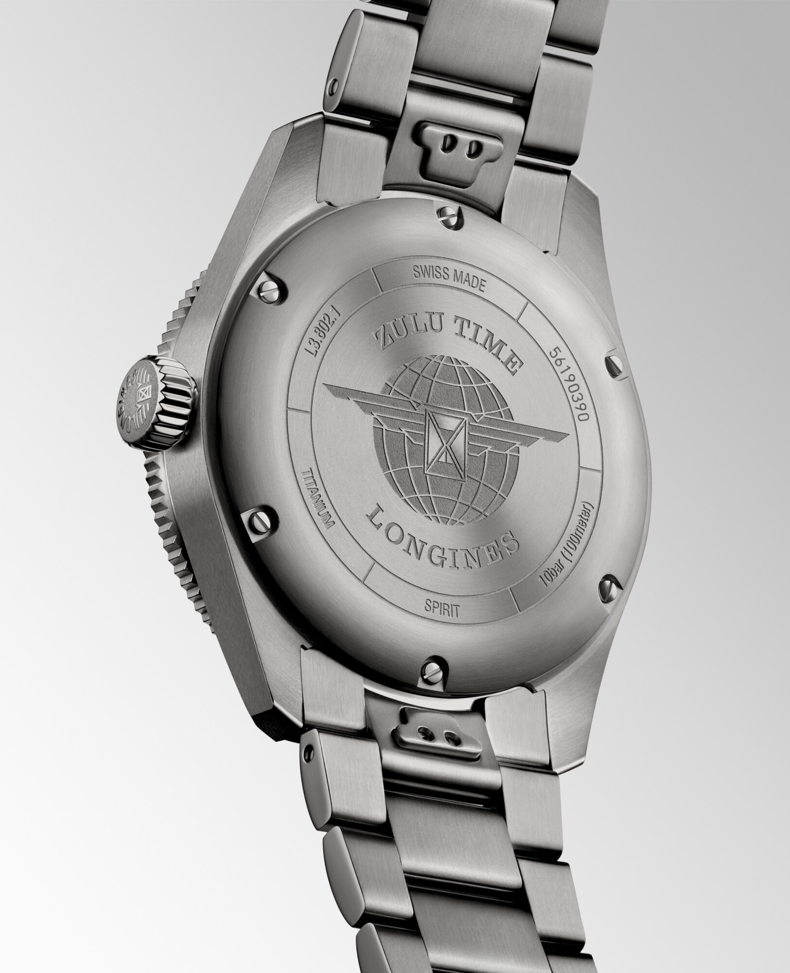 LONGINES SPIRIT ZULU TIME TITANIUM Automatic, Titanium And