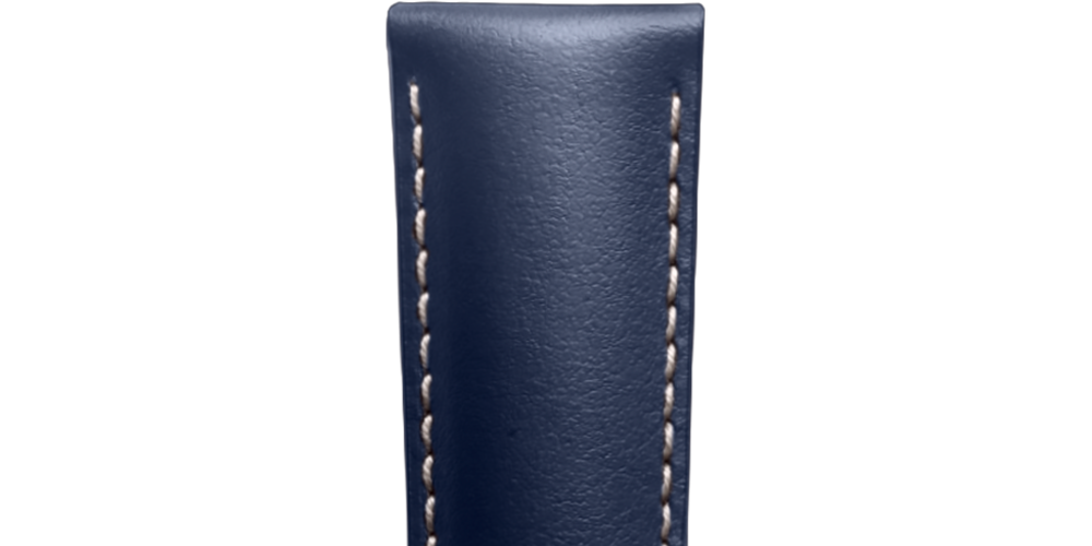レオ 濃紺 Semi Matt Blue Calf Leather Strap L682159961, Conquest