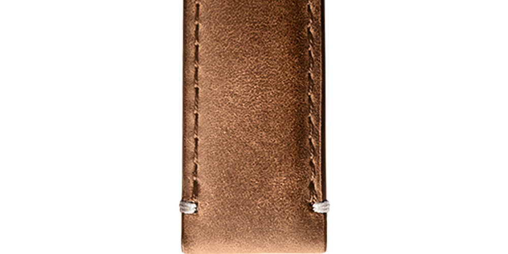 Semi Matt Brown Calf Leather Strap L682169377, Legend Diver