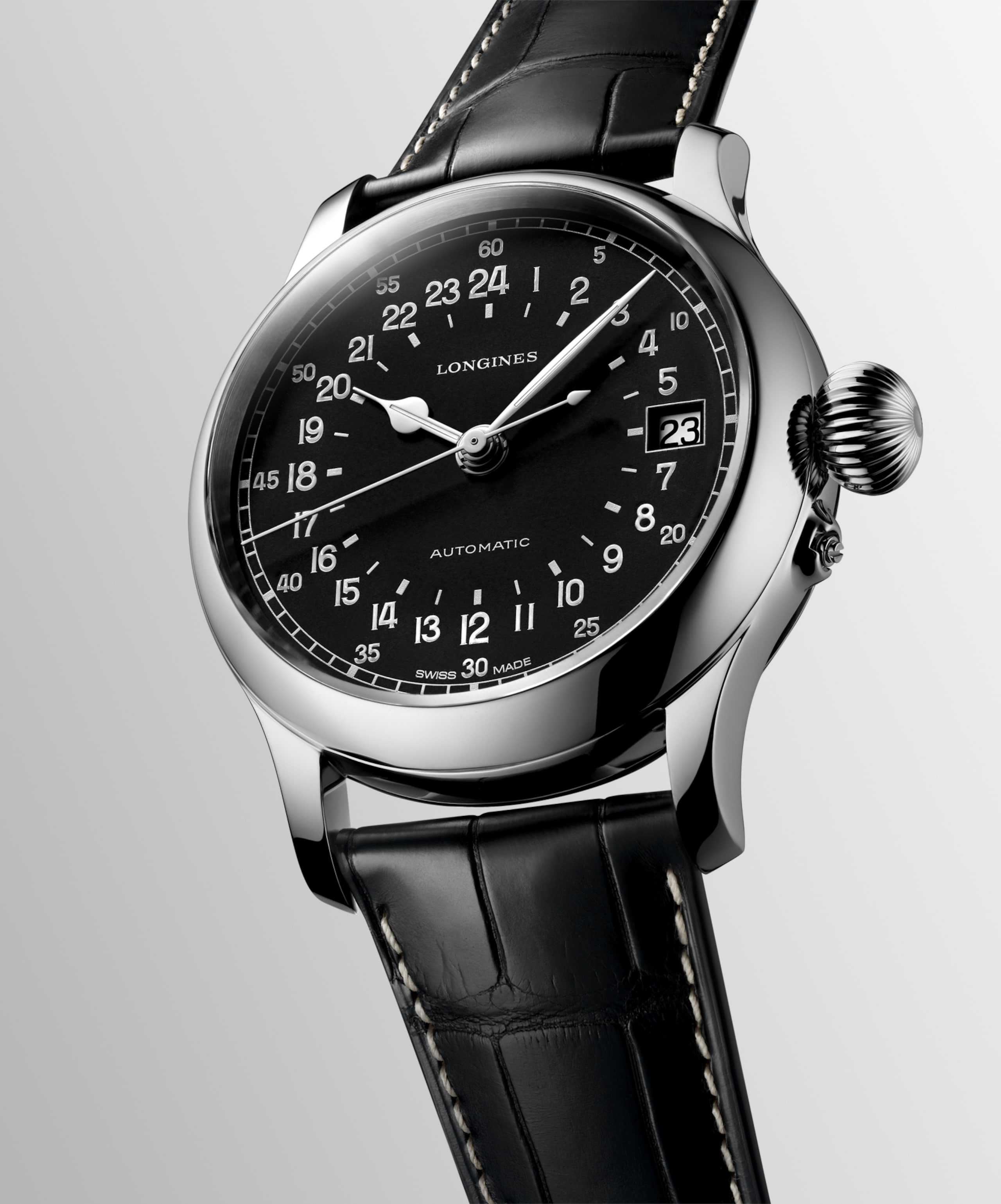 Longines TWENTY-FOUR HOURS automatique acier Watch - L2.751.4.53.4
