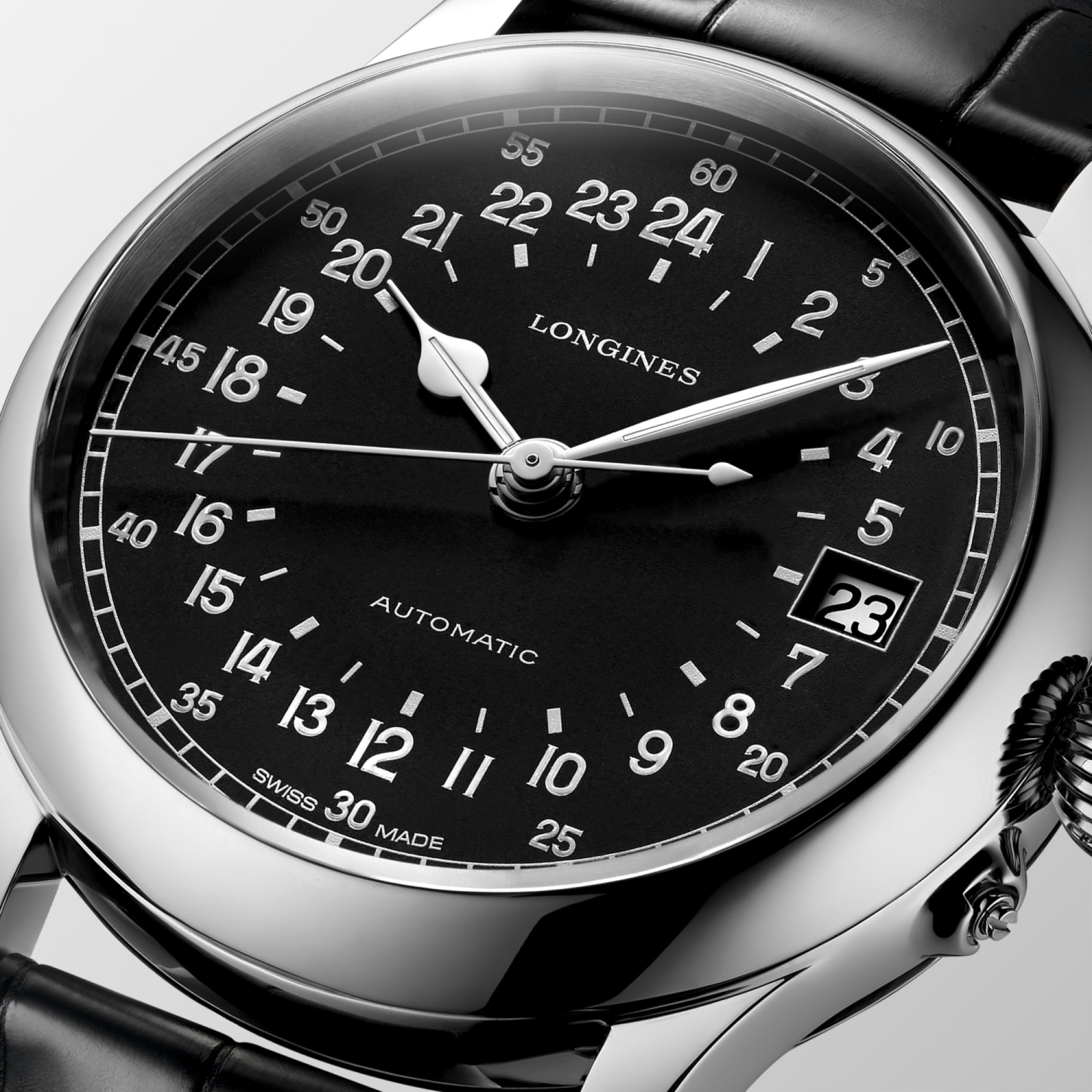 Longines TWENTY-FOUR HOURS automatique acier Watch - L2.751.4.53.4