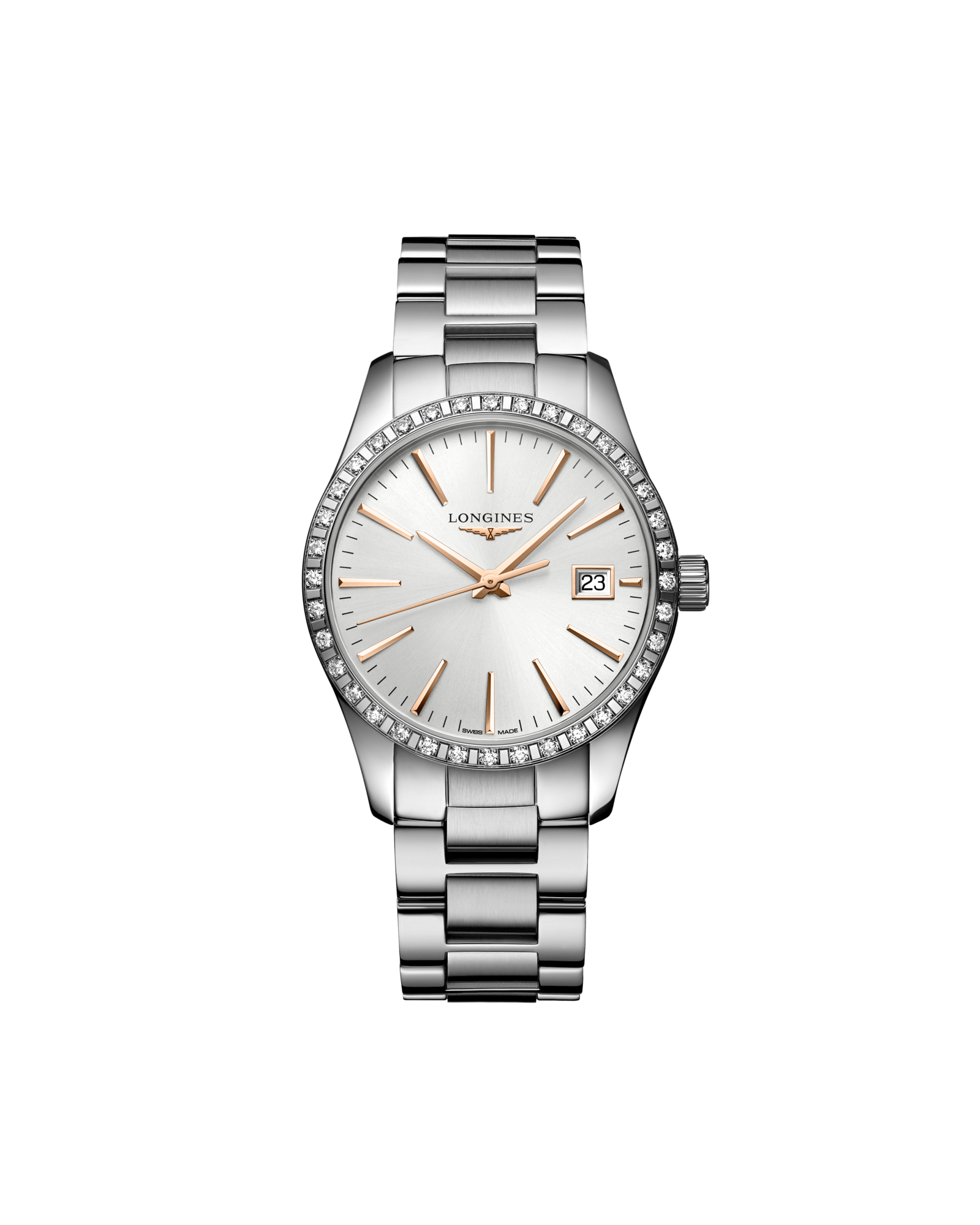 （元すいきち）LONGINES コンクエストクォーツ 腕時計 シルバー 元すいきち様専用）LONGINES コンクエストクォーツ 腕時計