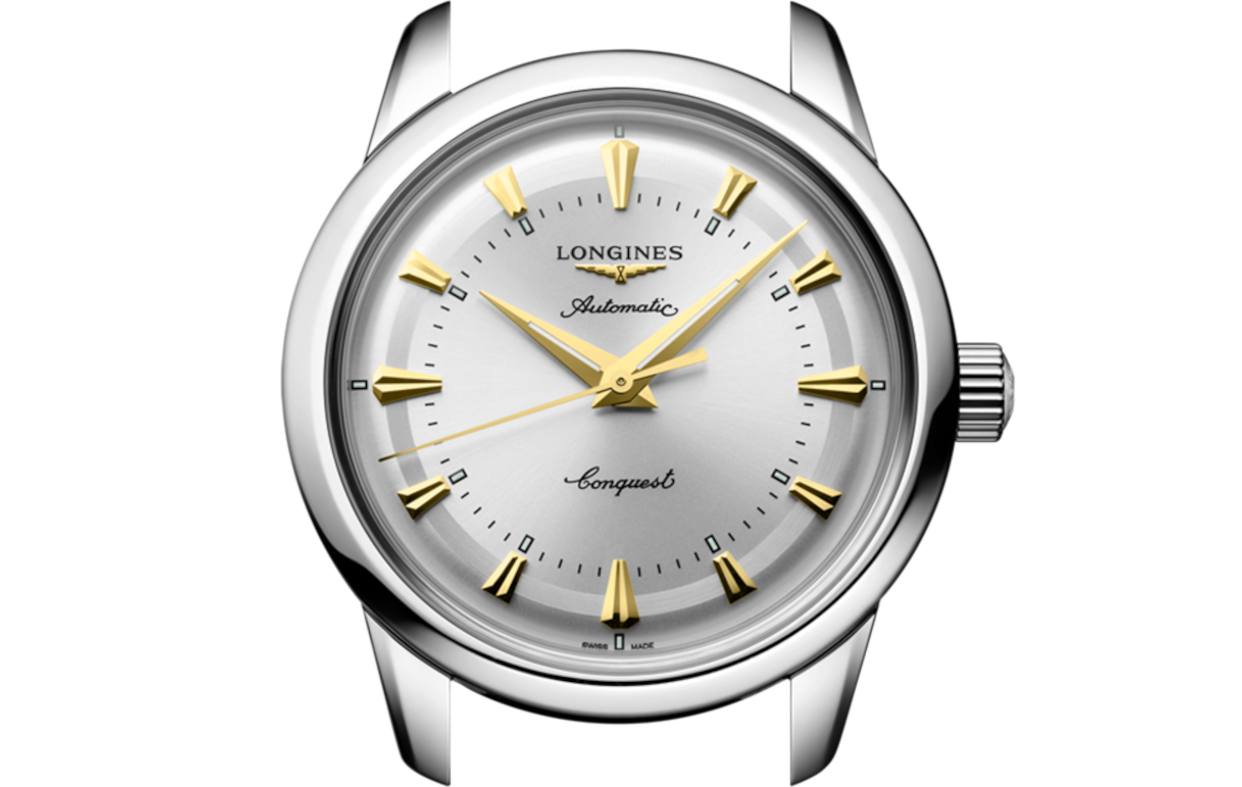 CONQUEST HERITAGE Automatic, Stainless Steel, Opaline Ivory Dial