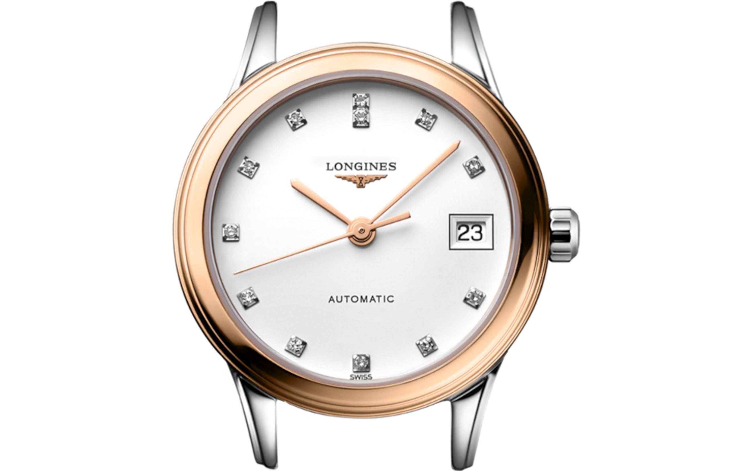 フラッグシップ クラシック 自動巻、ステンレススティール＆レッド Pvd