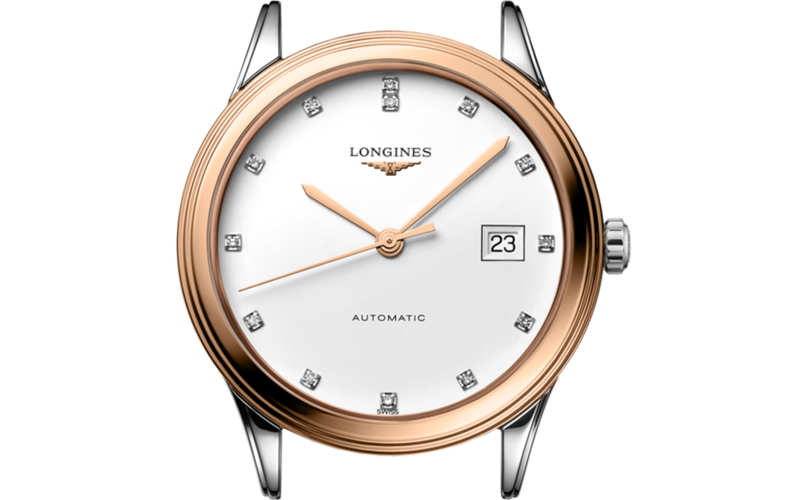 フラッグシップ クラシック 自動巻、ステンレススティール＆レッド Pvd