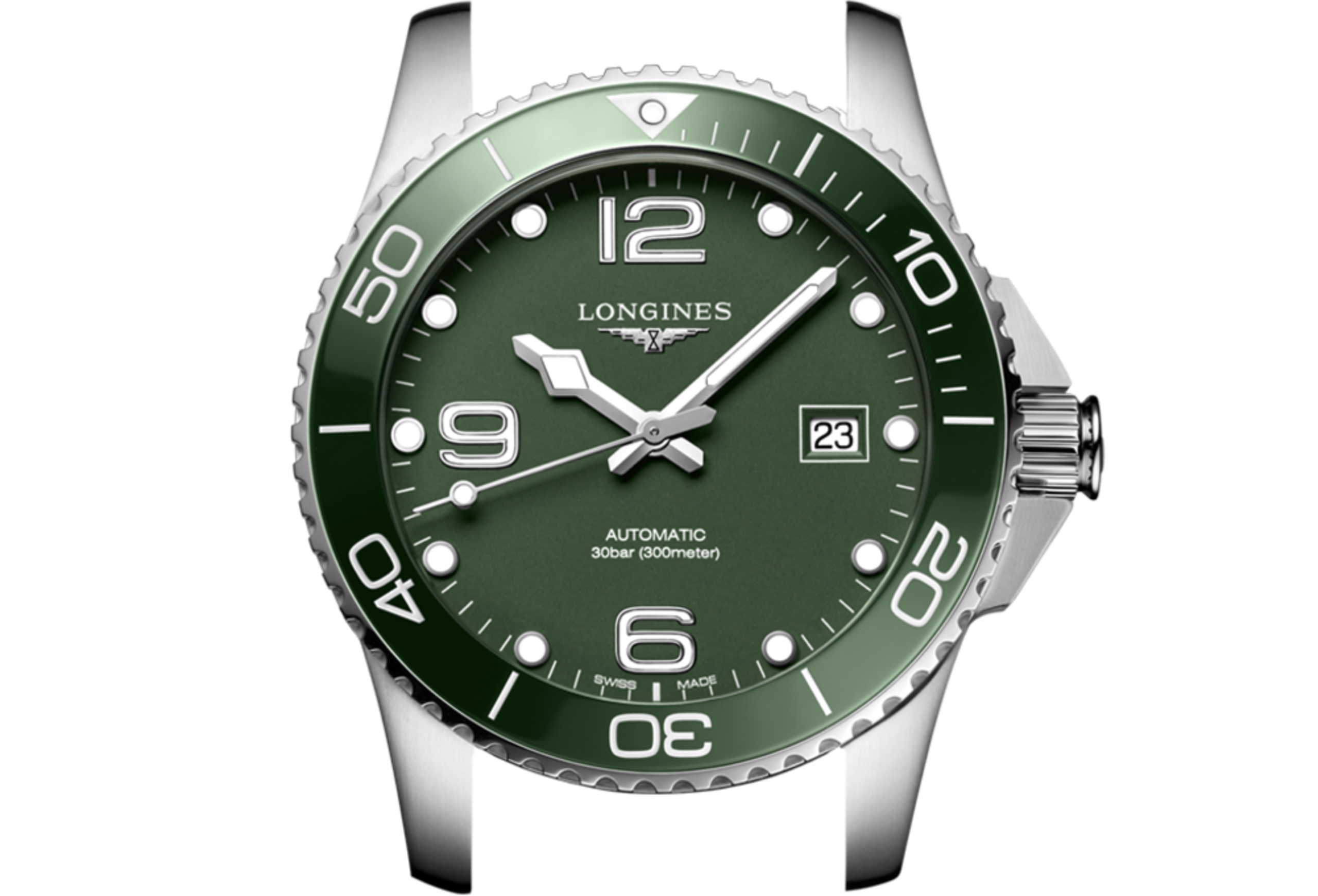 ハイドロコンクエスト 自動巻、ステンレススティールとセラミック