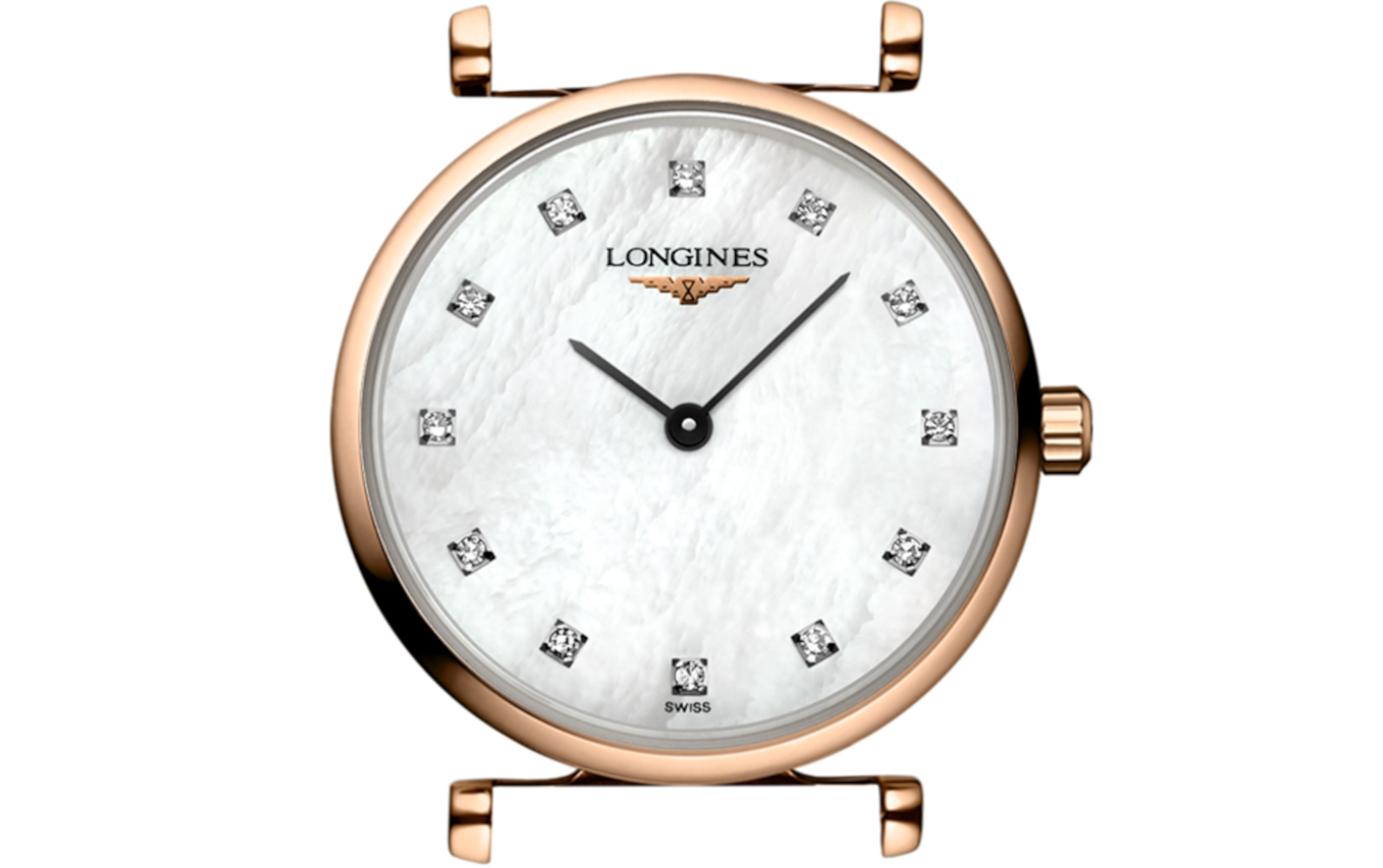 ラ グラン クラシック ドゥ ロンジン クォーツ、レッド Pvd、ホワイト