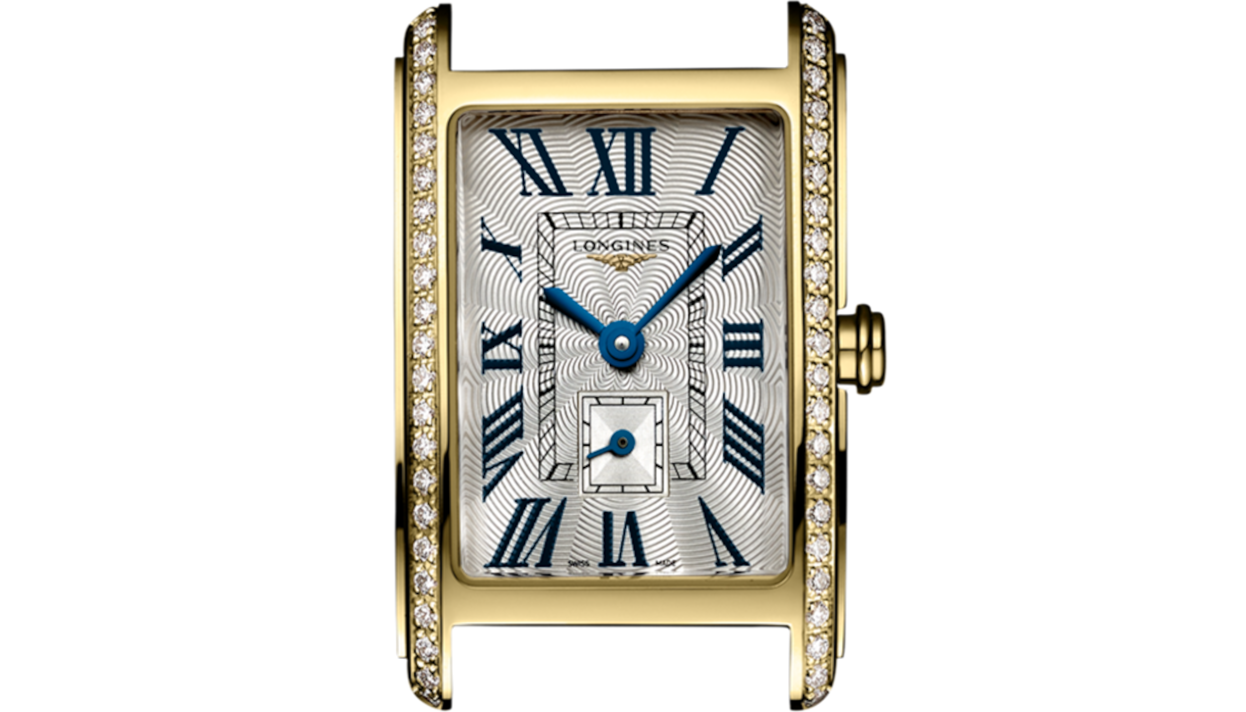 ロンジン ドルチェヴィータ クォーツ、18kイエローゴールド、シルバー