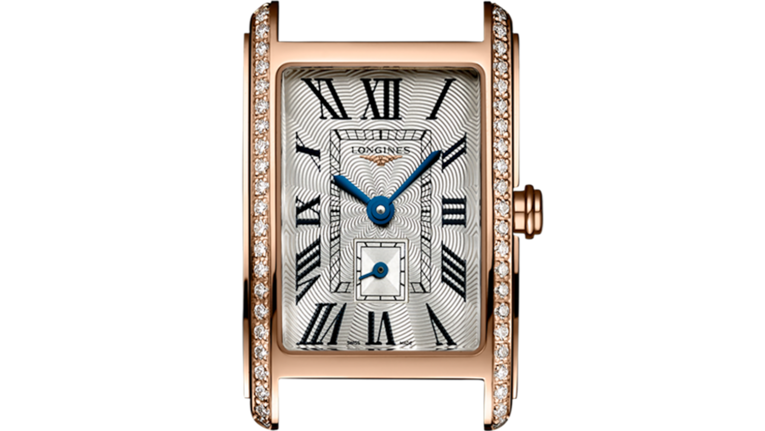 ロンジン ドルチェヴィータ クォーツ、18kピンクゴールド、シルバー