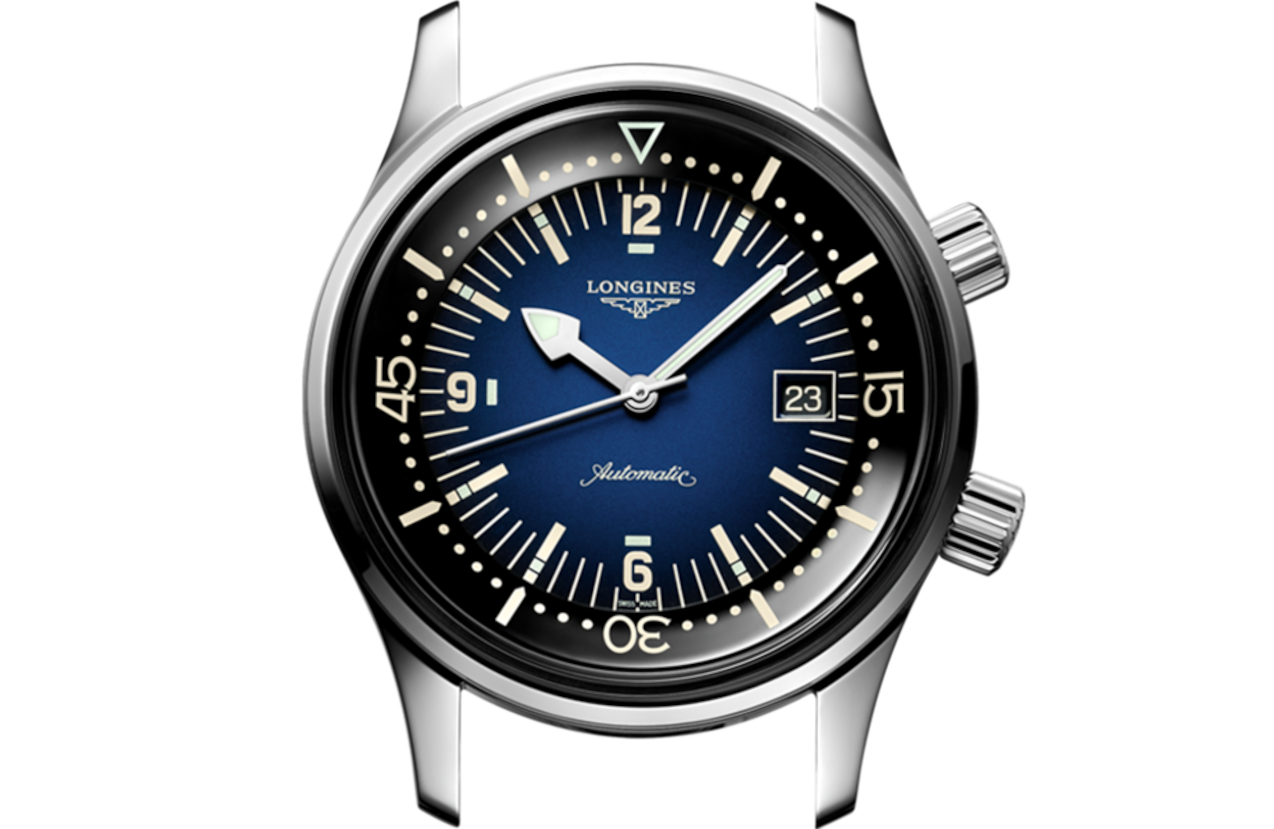 ロンジン レジェンドダイバー | Ø 42.00 mm, ブルー | L3.774.4.90.2