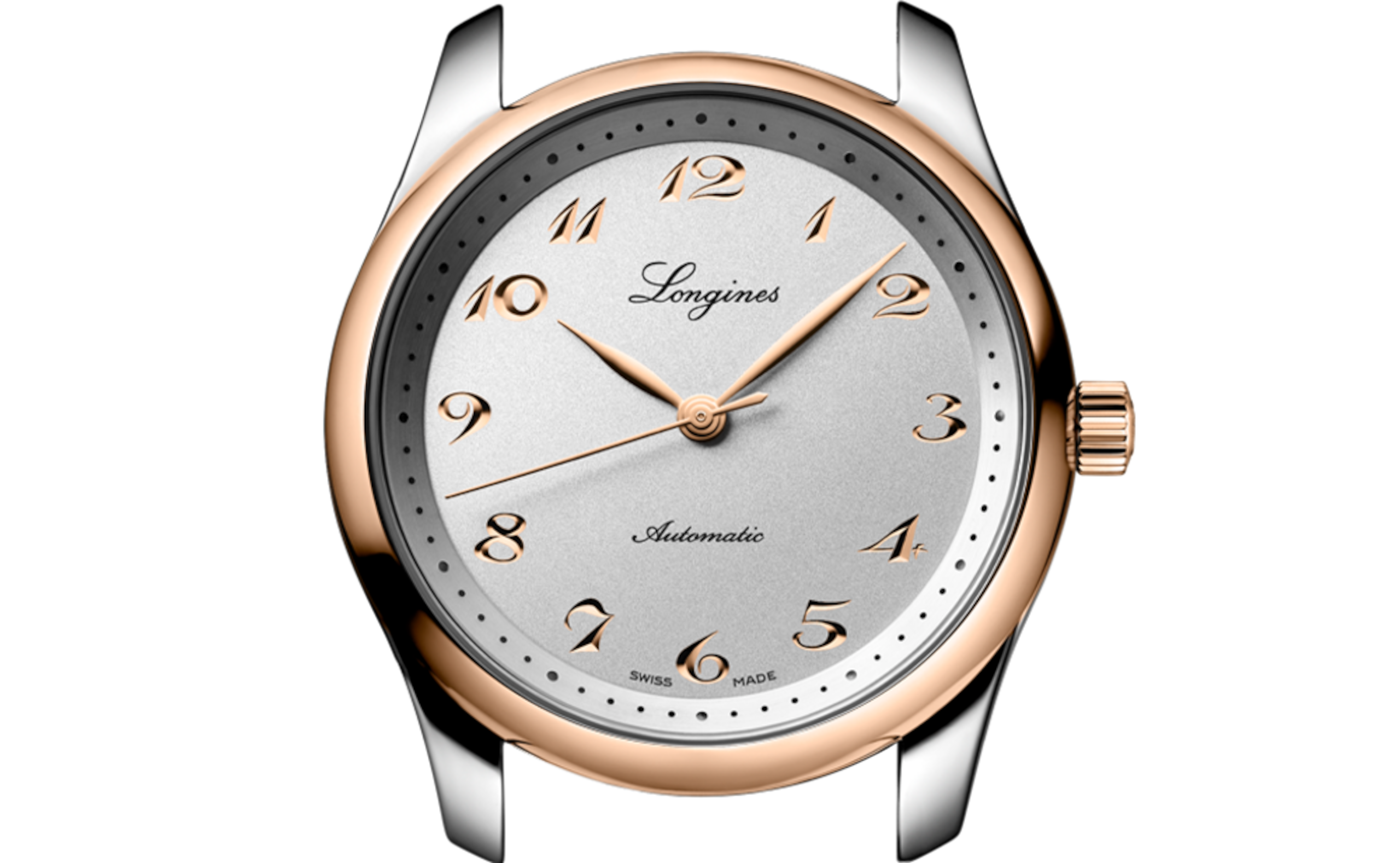 LONGINES MASTER COLLECTION Automatic, Stainless Steel And Rose