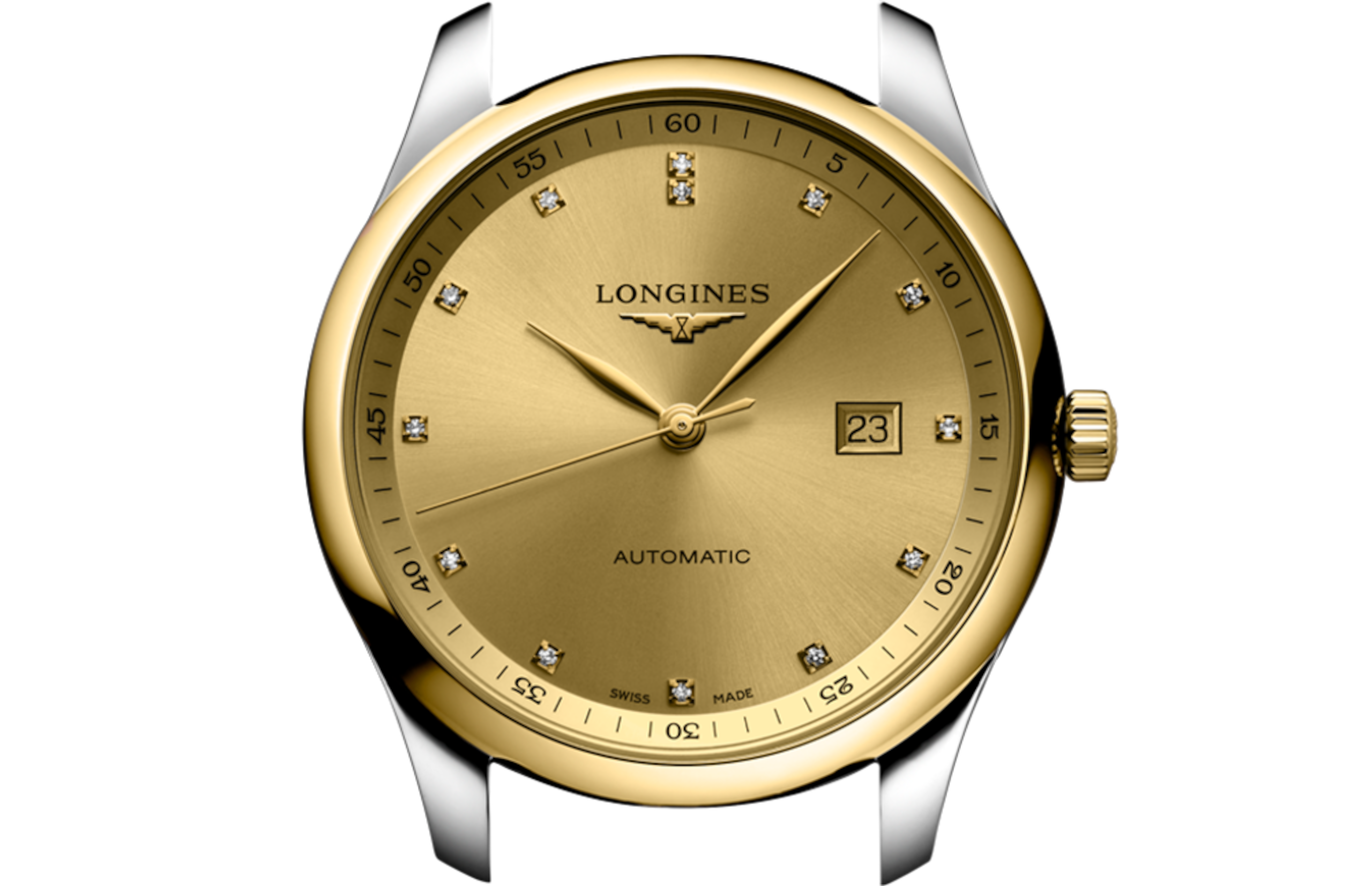 ロンジン マスターコレクション 自動巻、ステンレススチール&18k