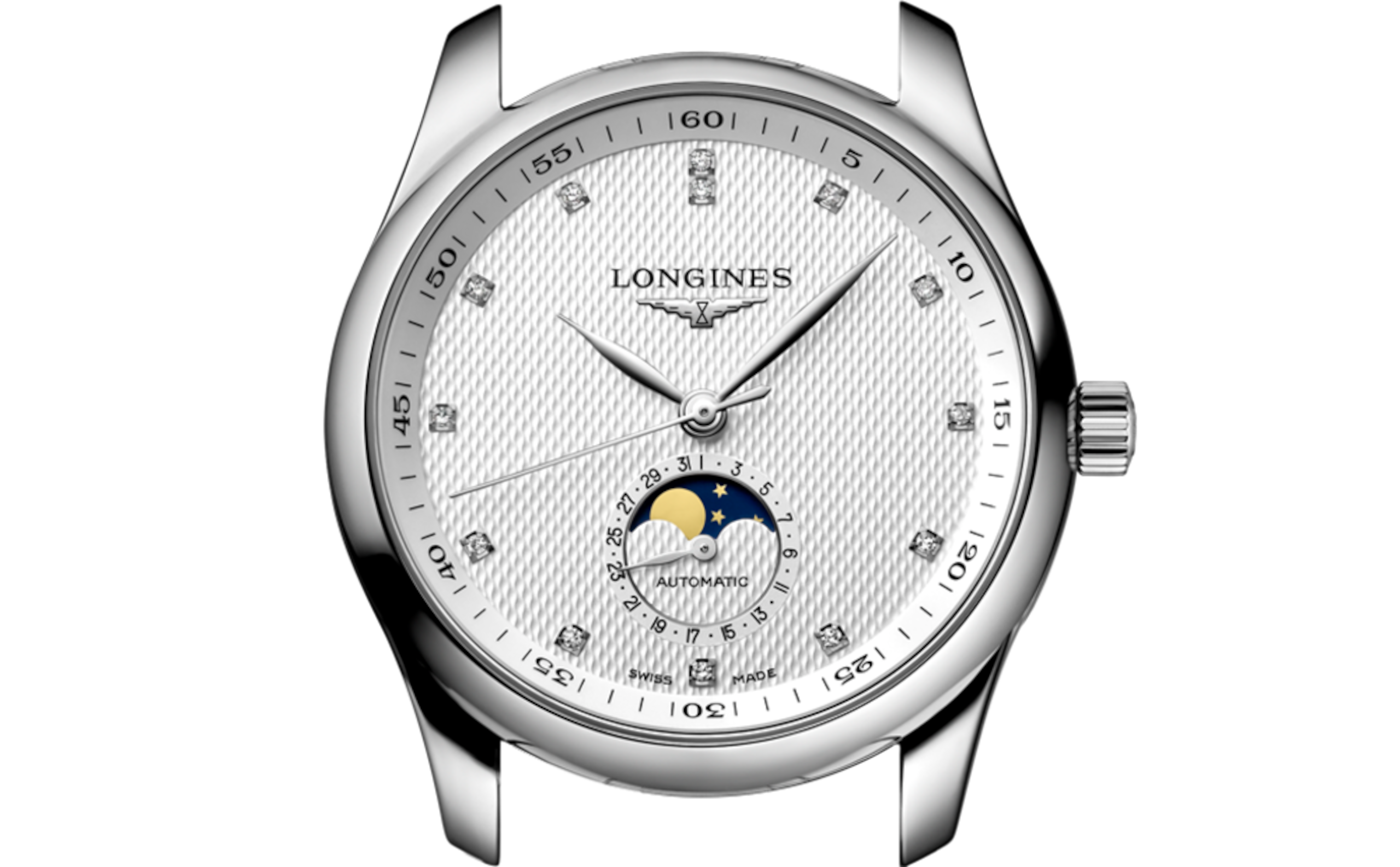 LONGINES MASTER COLLECTION MOONPHASE Automatic, Stainless Steel