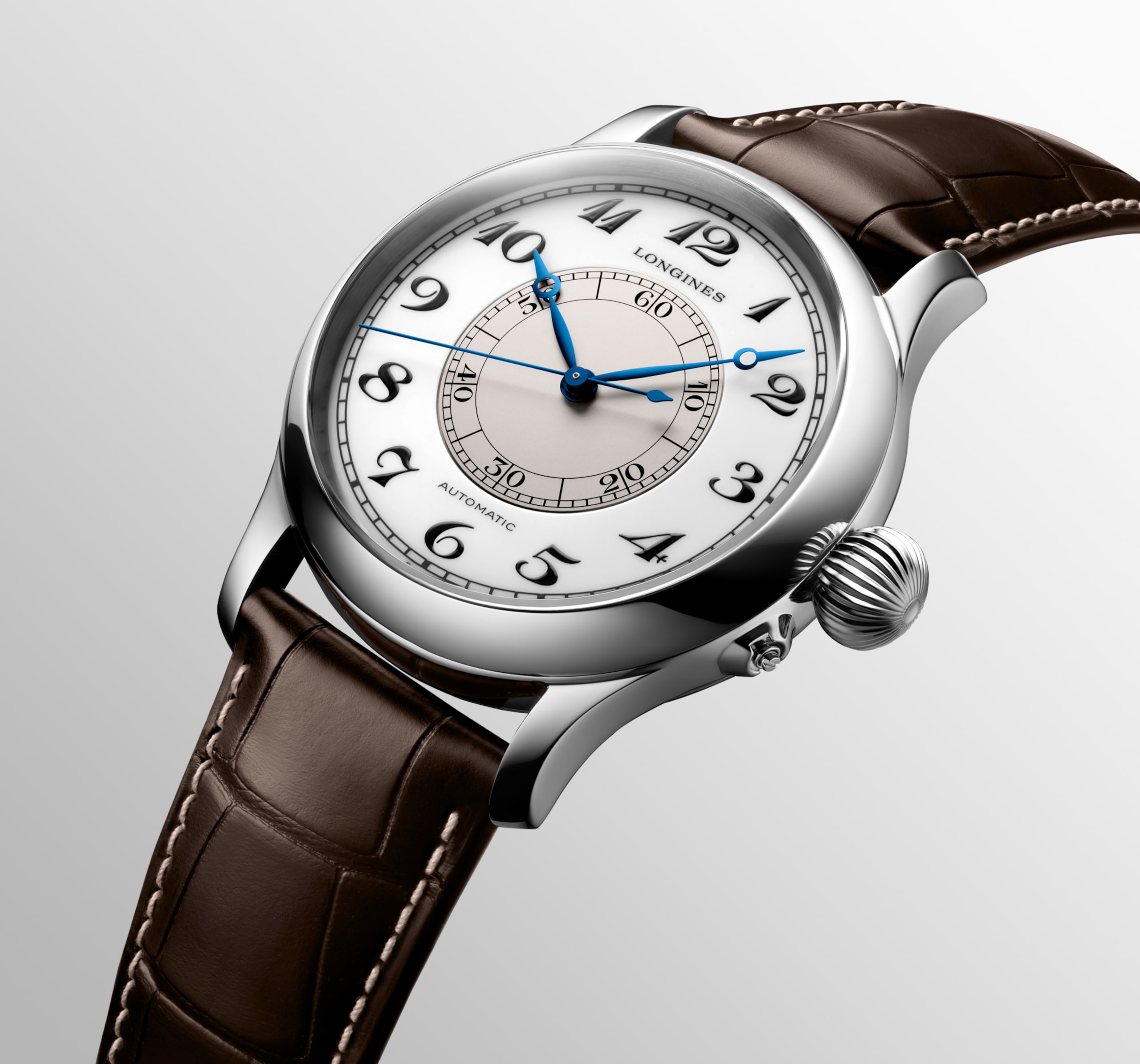 Longines WEEMS SECOND-SETTING WATCH automatic stainless steel Watch - L2.713.4.13.0
