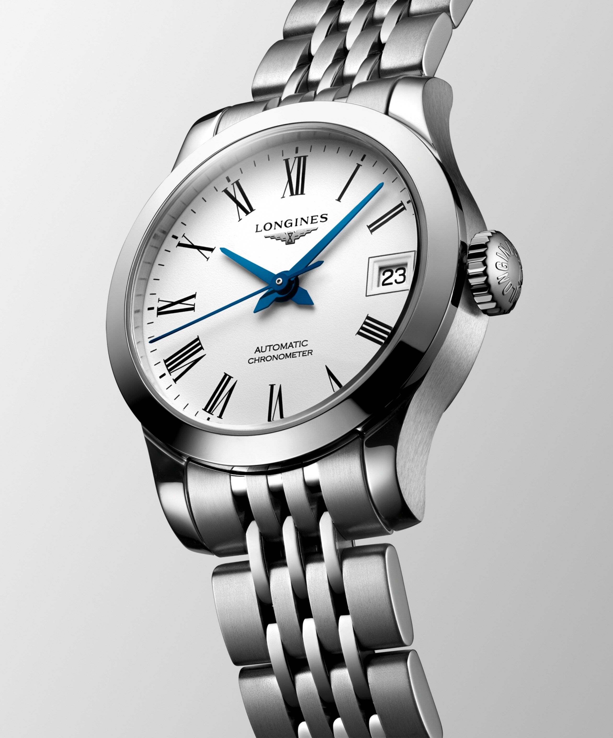 Longines RECORD Automatic Stainless steel Watch - L2.320.4.11.6