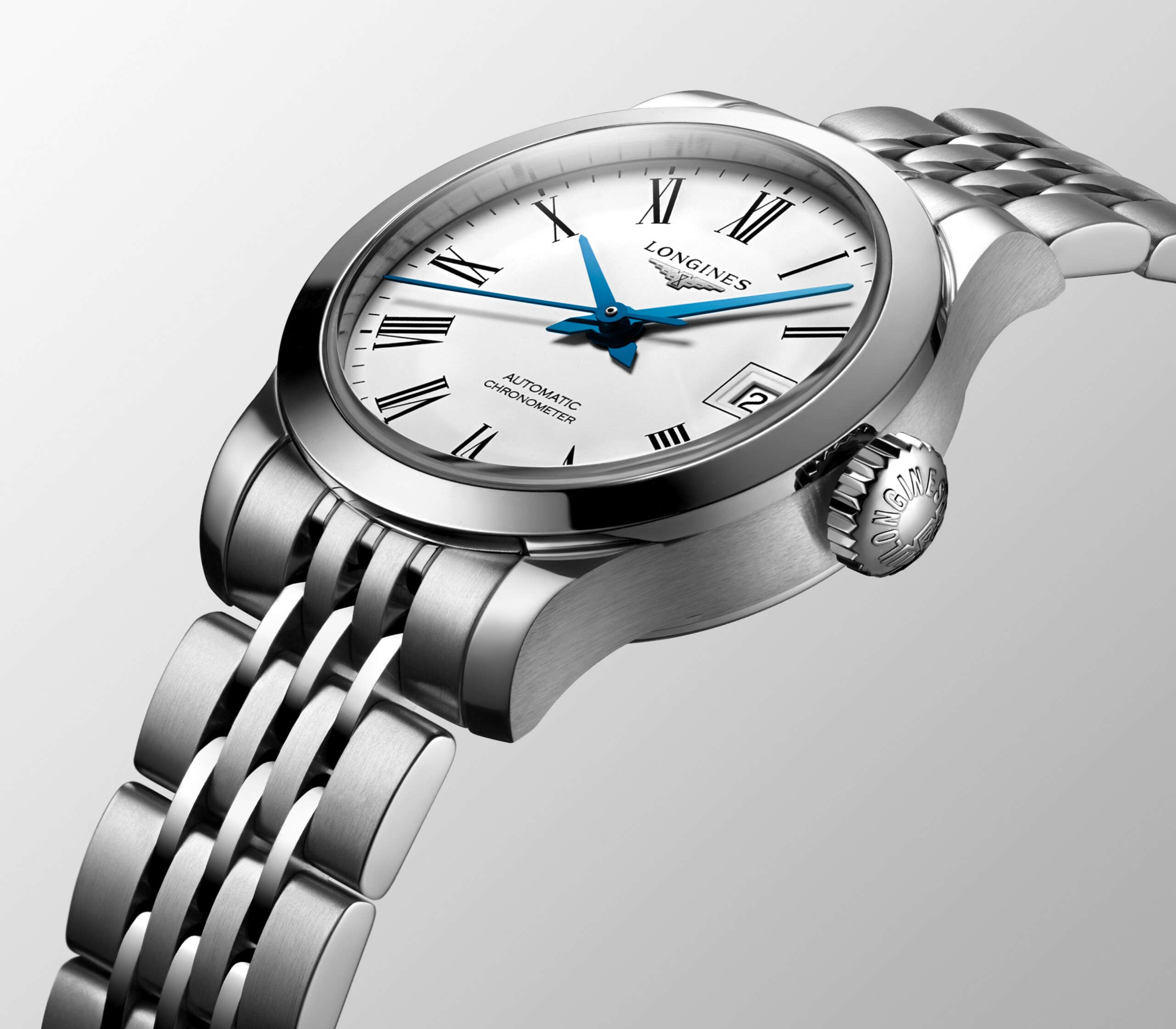 Longines RECORD Automatic Stainless steel Watch - L2.320.4.11.6