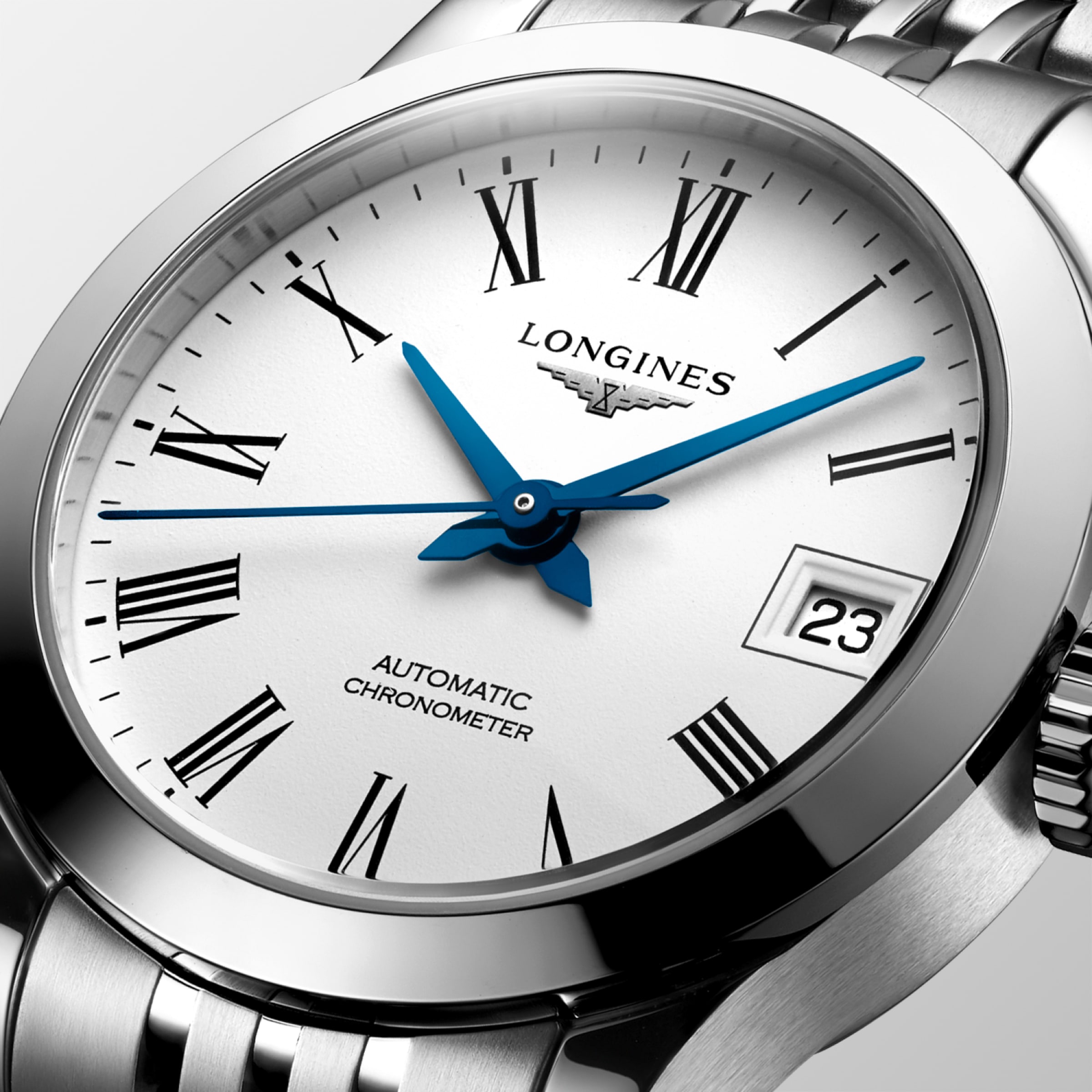 Longines RECORD Automatic Stainless steel Watch - L2.320.4.11.6
