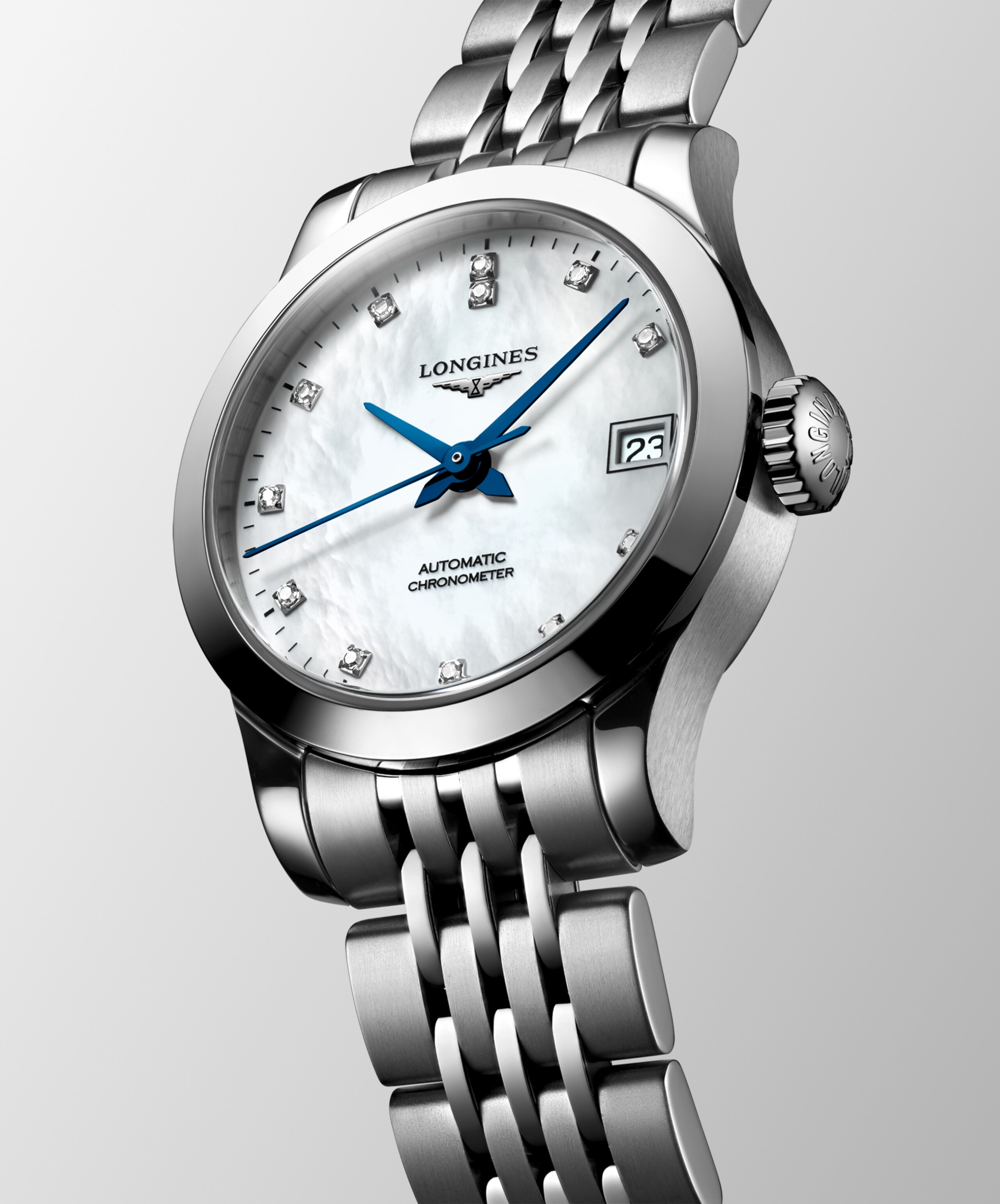 Longines RECORD Automatic Stainless steel Watch - L2.320.4.87.6