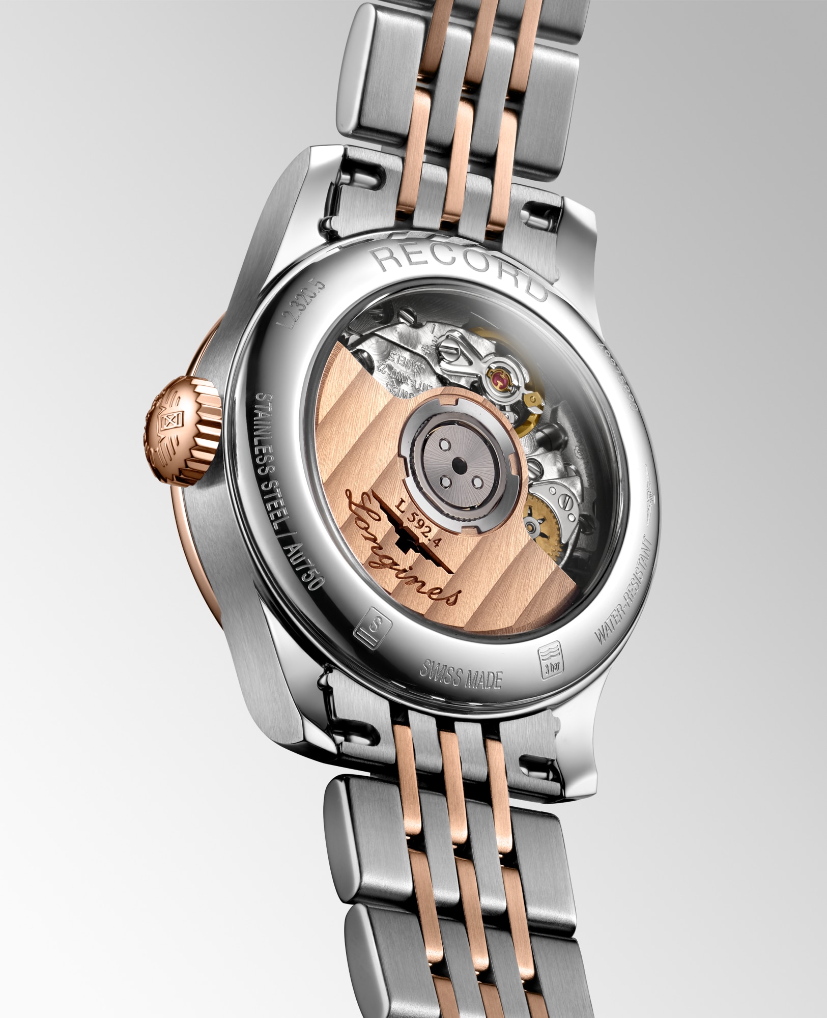 RECORD | Ø 26.00 mm, White Mother-of-pearl | L2.320.5.89.7