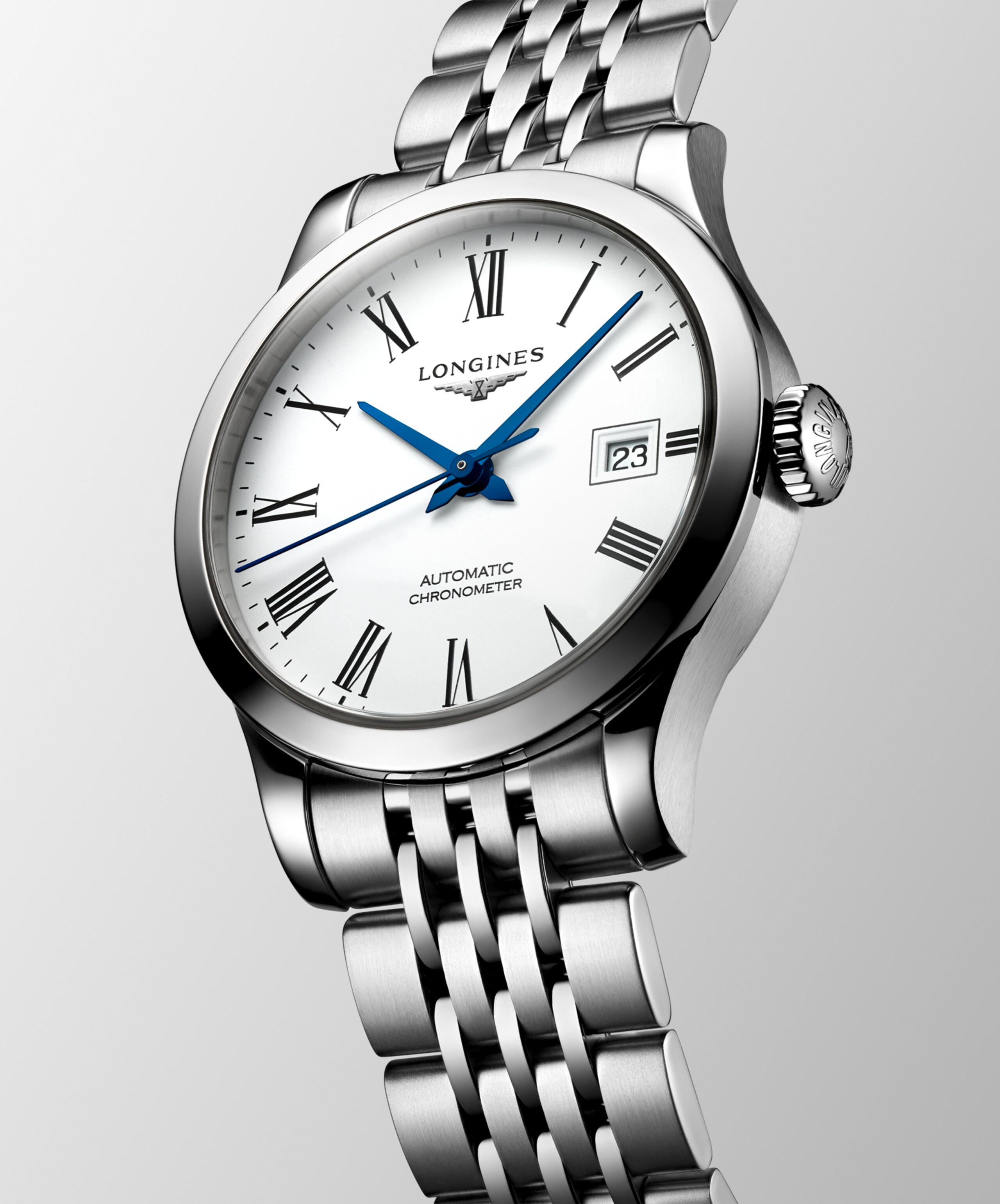 Longines RECORD Automatic Stainless steel Watch - L2.321.4.11.6