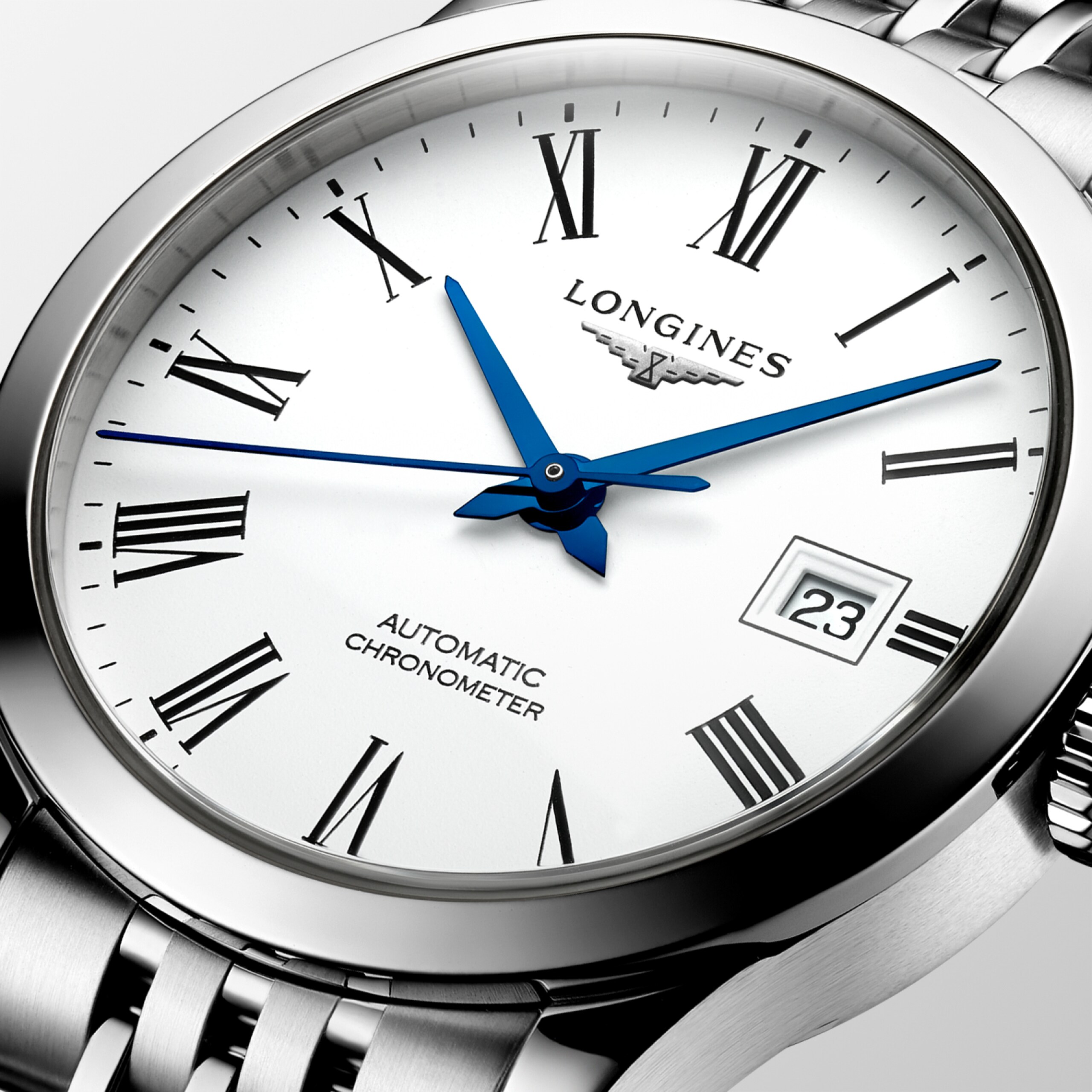 Longines RECORD Automatic Stainless steel Watch - L2.321.4.11.6